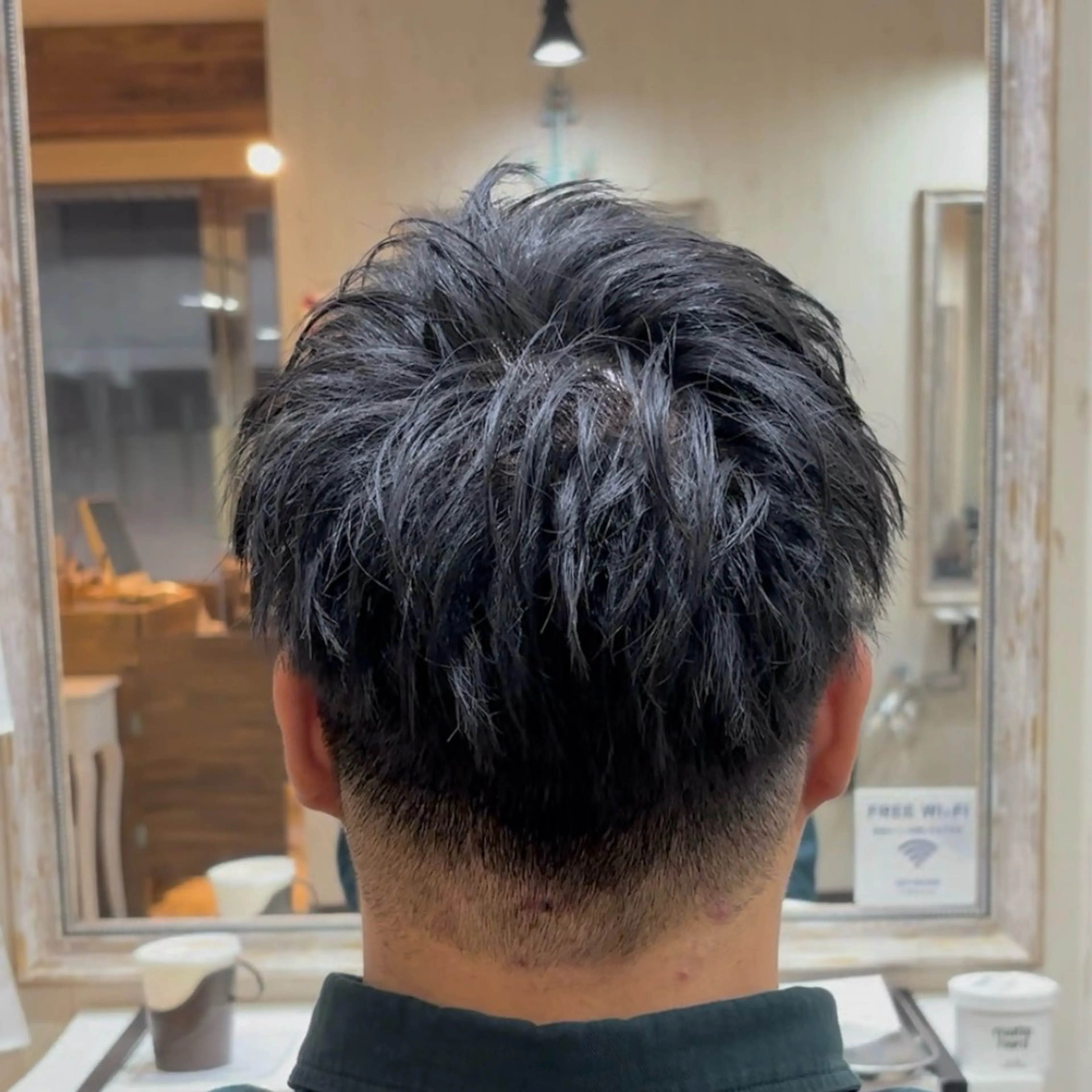 ミディアム メンズ カット ヘッドスパ 💥横浜メンズ特化 💥ルキのヘアスタイル