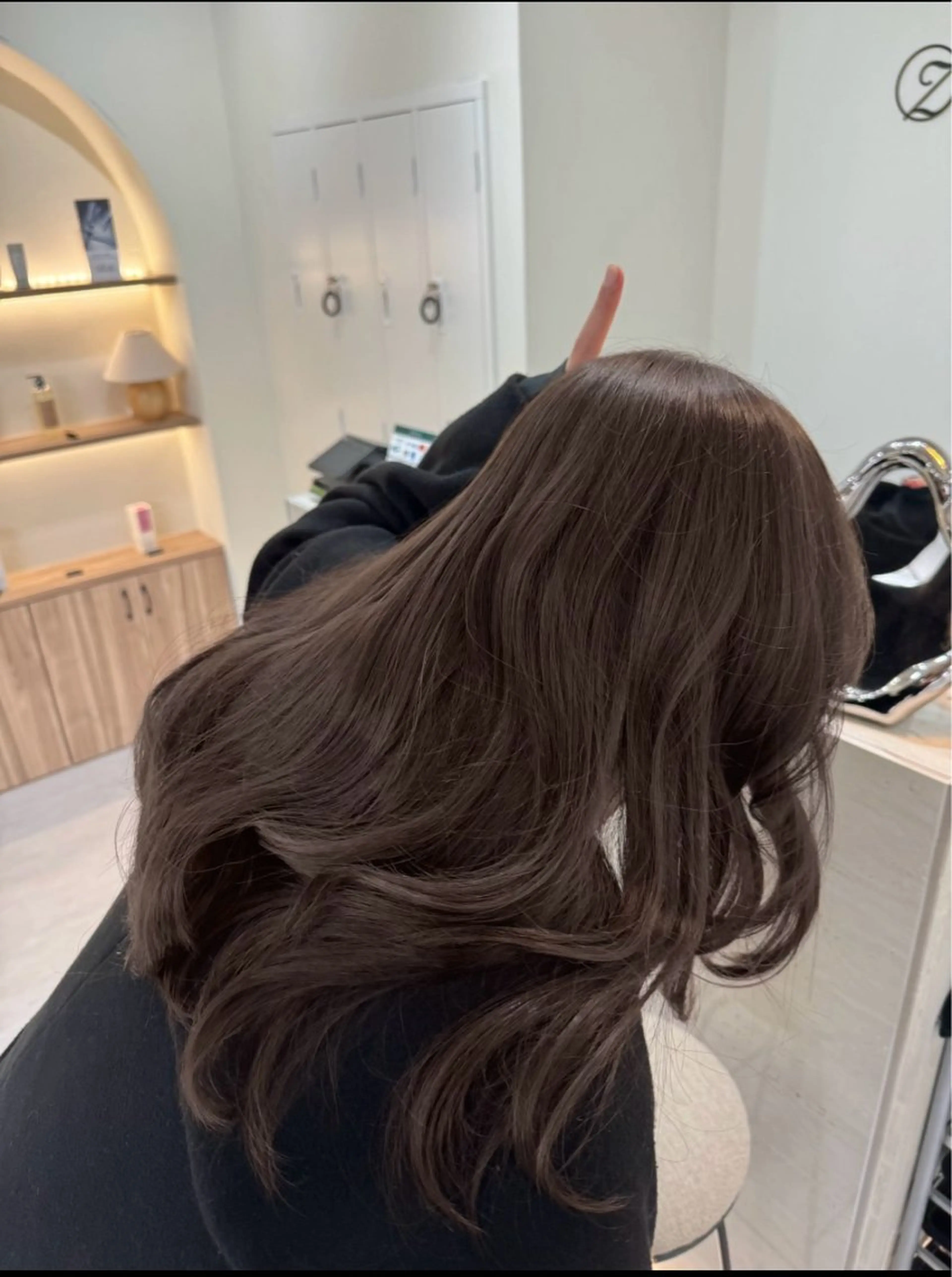 ロング カット ヘアカラー トリートメント 韓国ヘア🩶侑矢 艶髪透明感/福岡のヘアスタイル