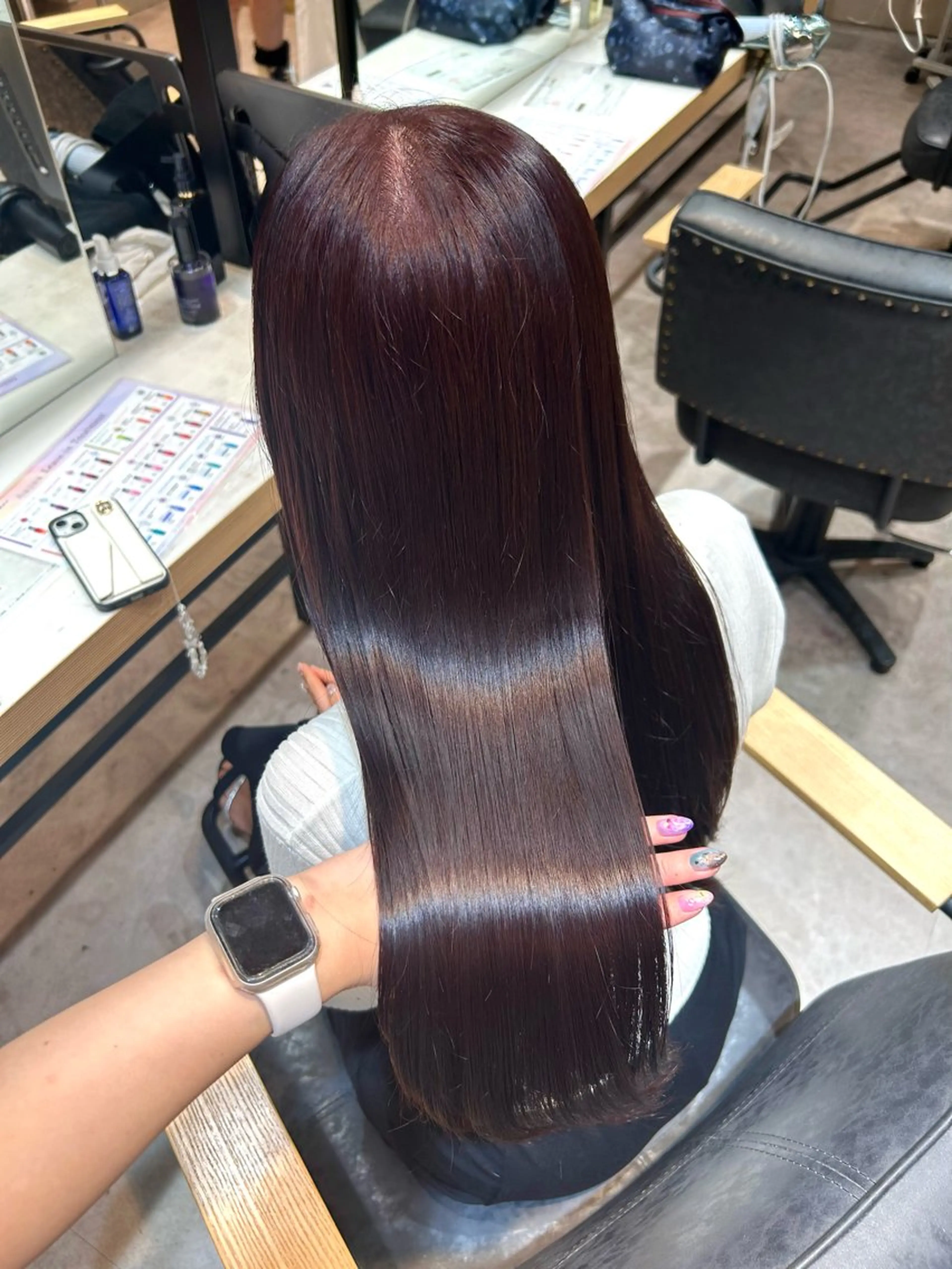 ロング カラー ヘアカラー 顔まわり♡レイヤー COCORO 🎀のヘアスタイル