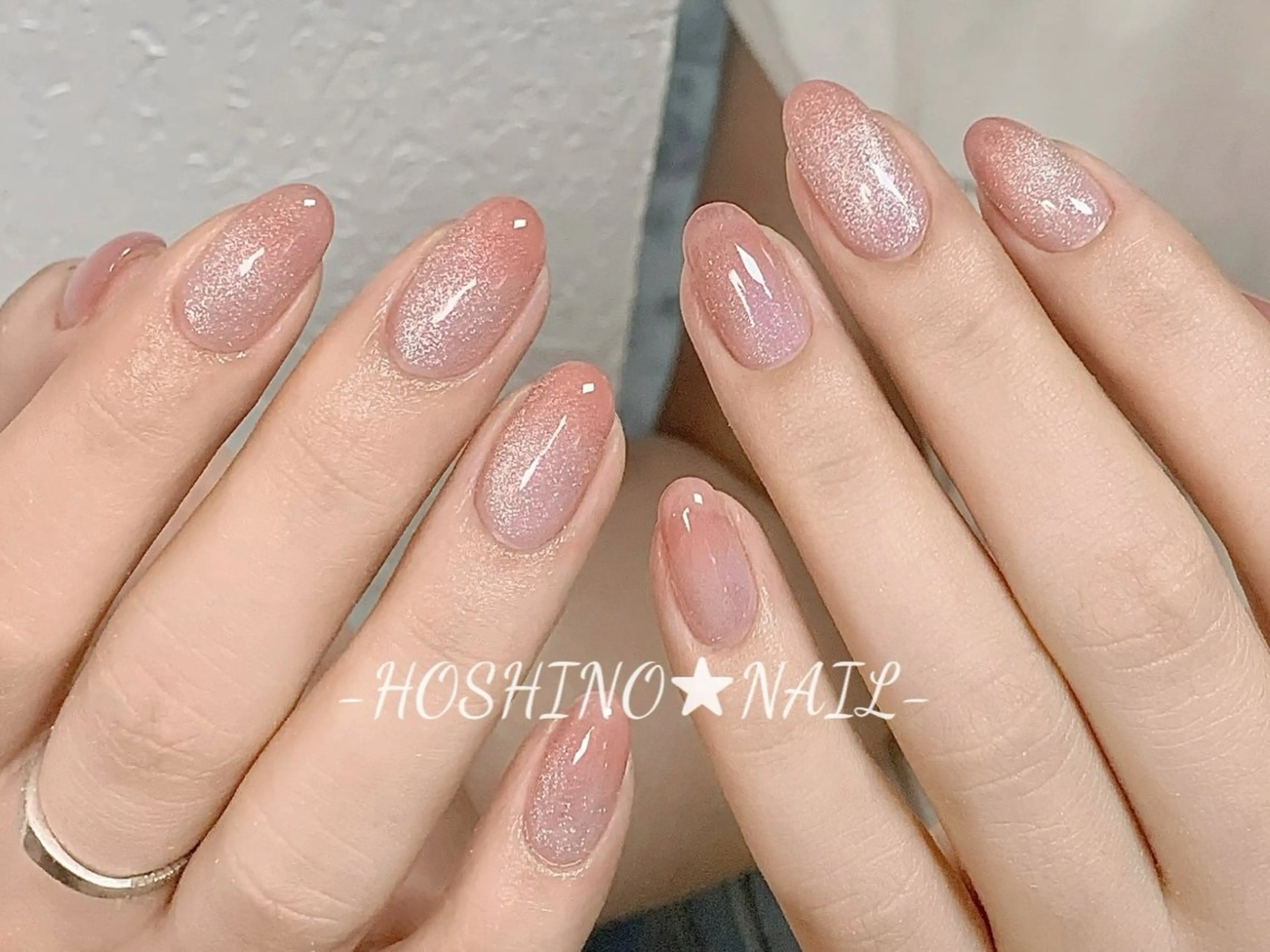 ネイル オーロラネイル チークネイル ドット フットネイル フレンチネイル ハンドネイル ★HOSHINO NAIL★新宿店のネイルデザイン