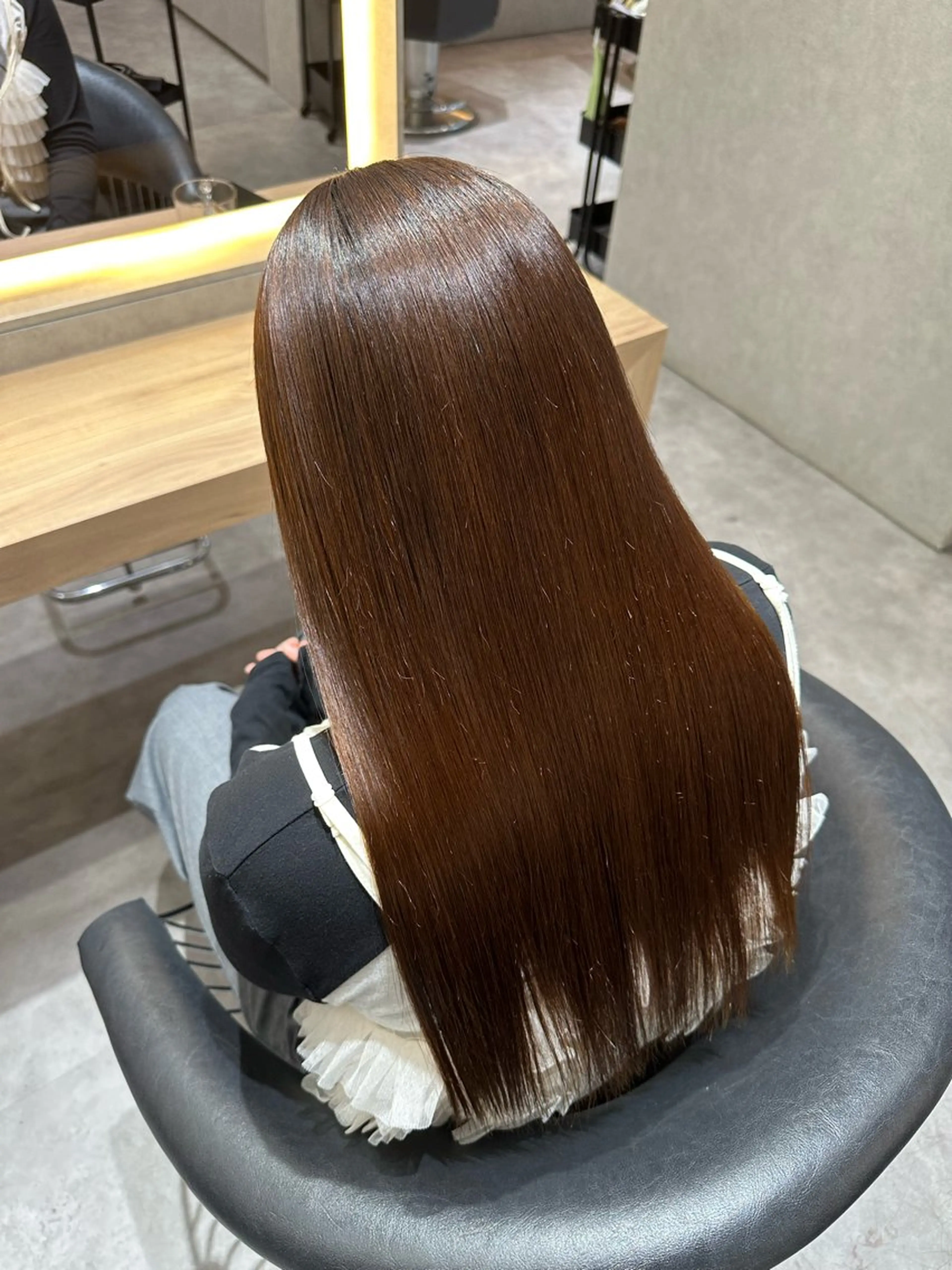 ロング 縮毛矯正 キートスヘアデザインプラス所属・🐥🐥荒井 大寿🐥🐥のヘアスタイル