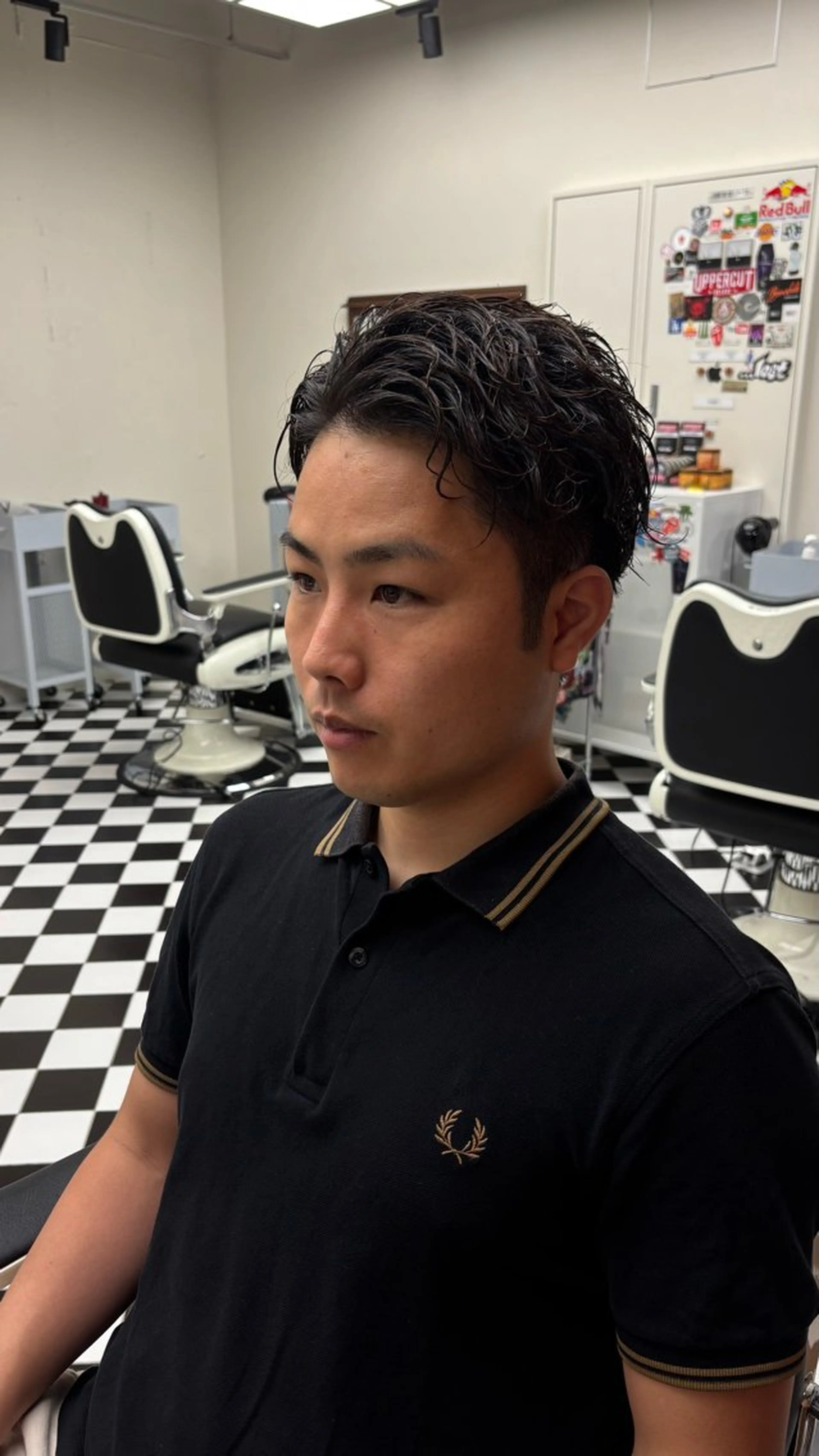 パーマ FRANK’S BARBE(E)R THE STAND所属・sugo annaのヘアスタイル
