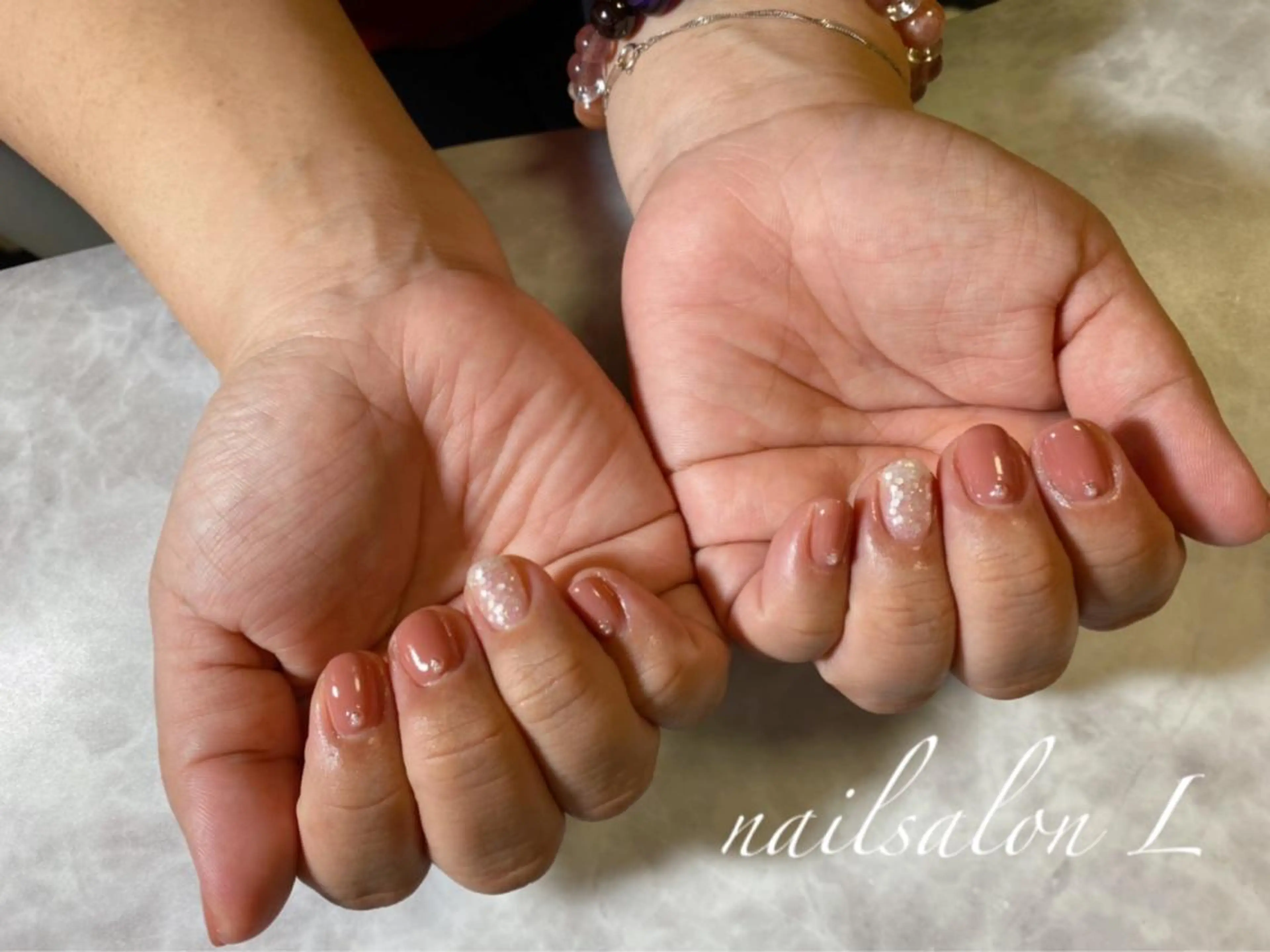 ネイル アートネイル ワンカラーネイル NAILSALON Ｌのネイルデザイン