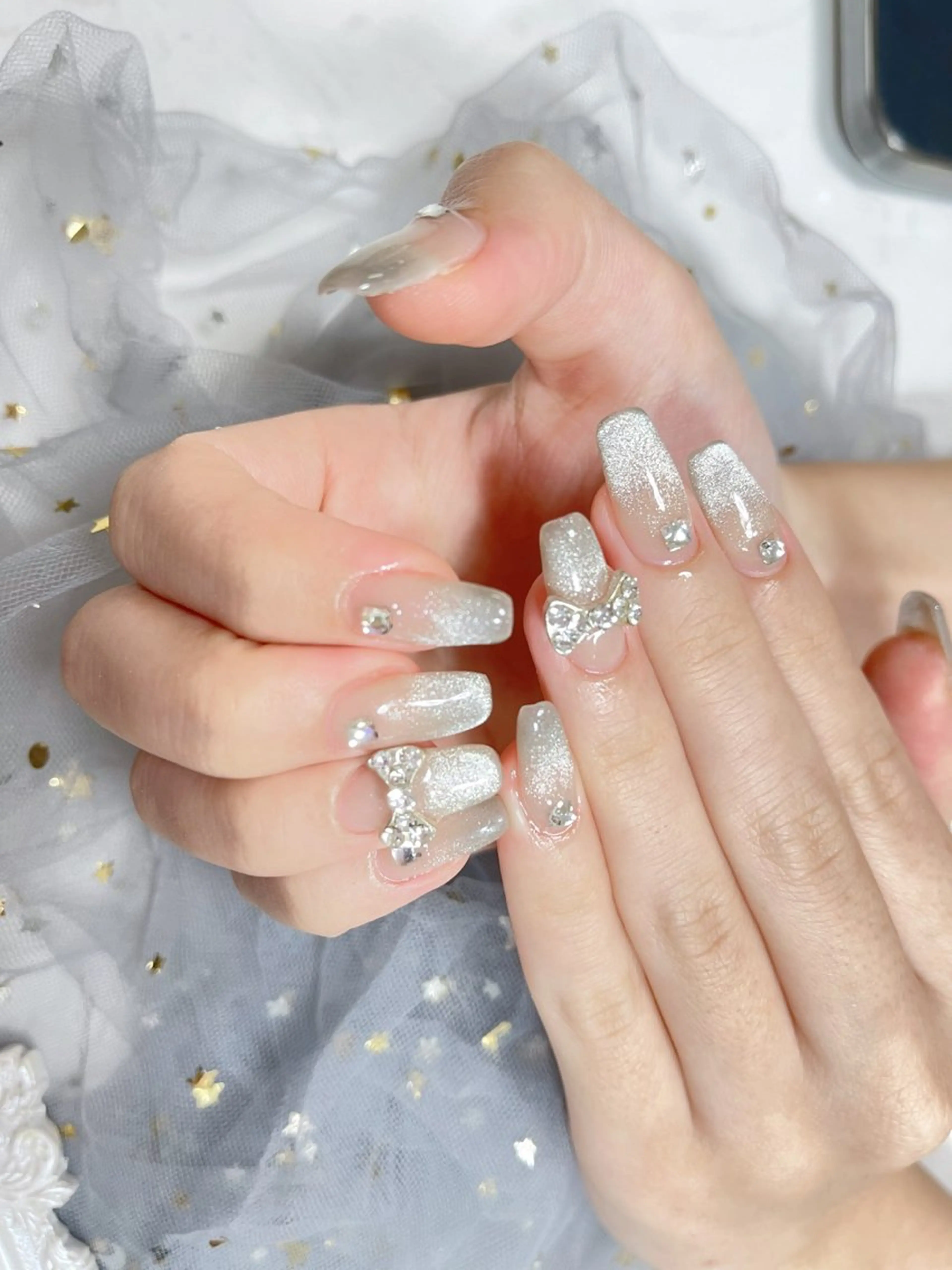 ネイル ハンドネイル 🎀ネイルサロン エクラYUI🎀のネイルデザイン