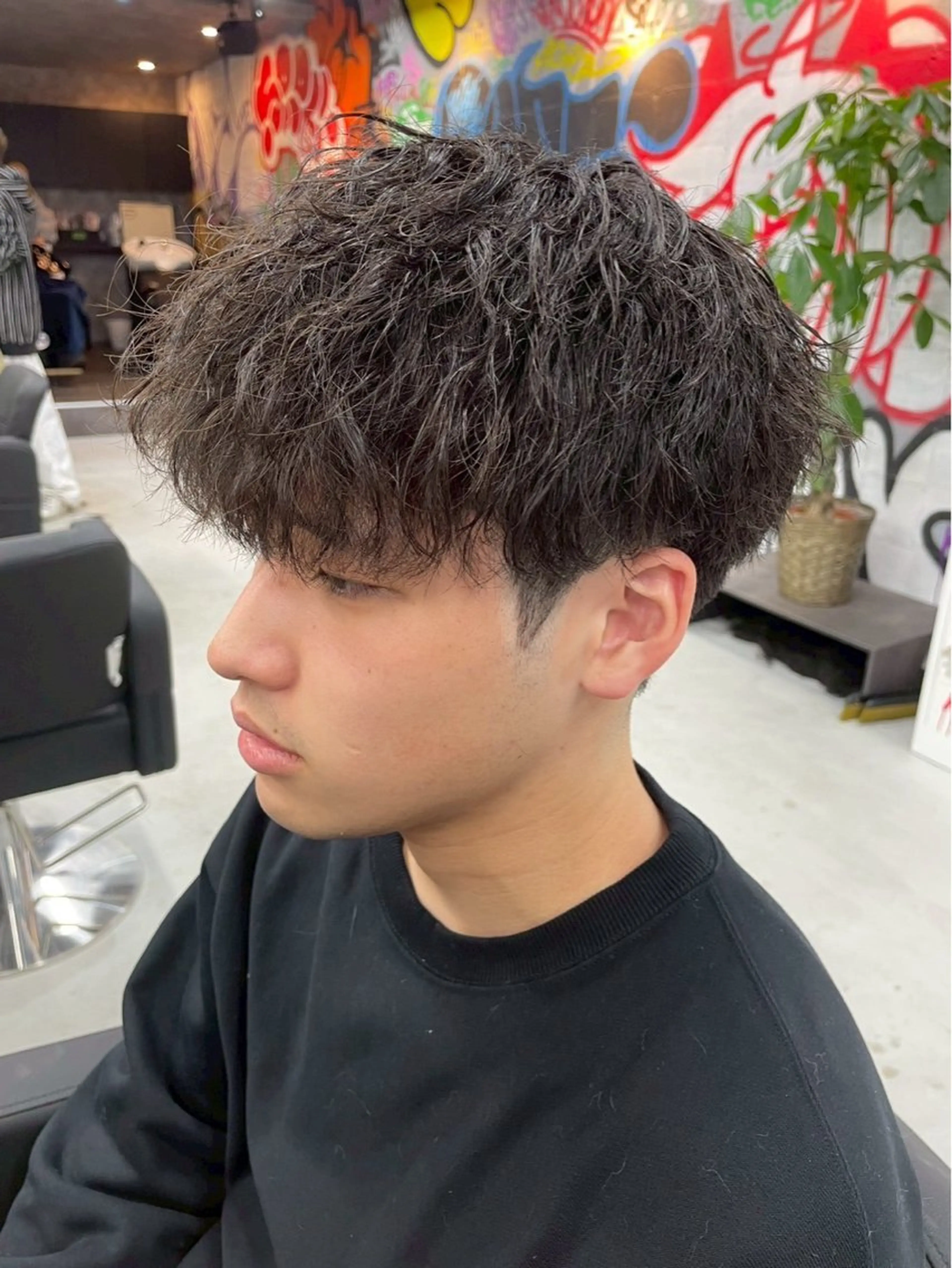 パーマ メンズ メンズ特化💎 韓国風💎クニミツのヘアスタイル