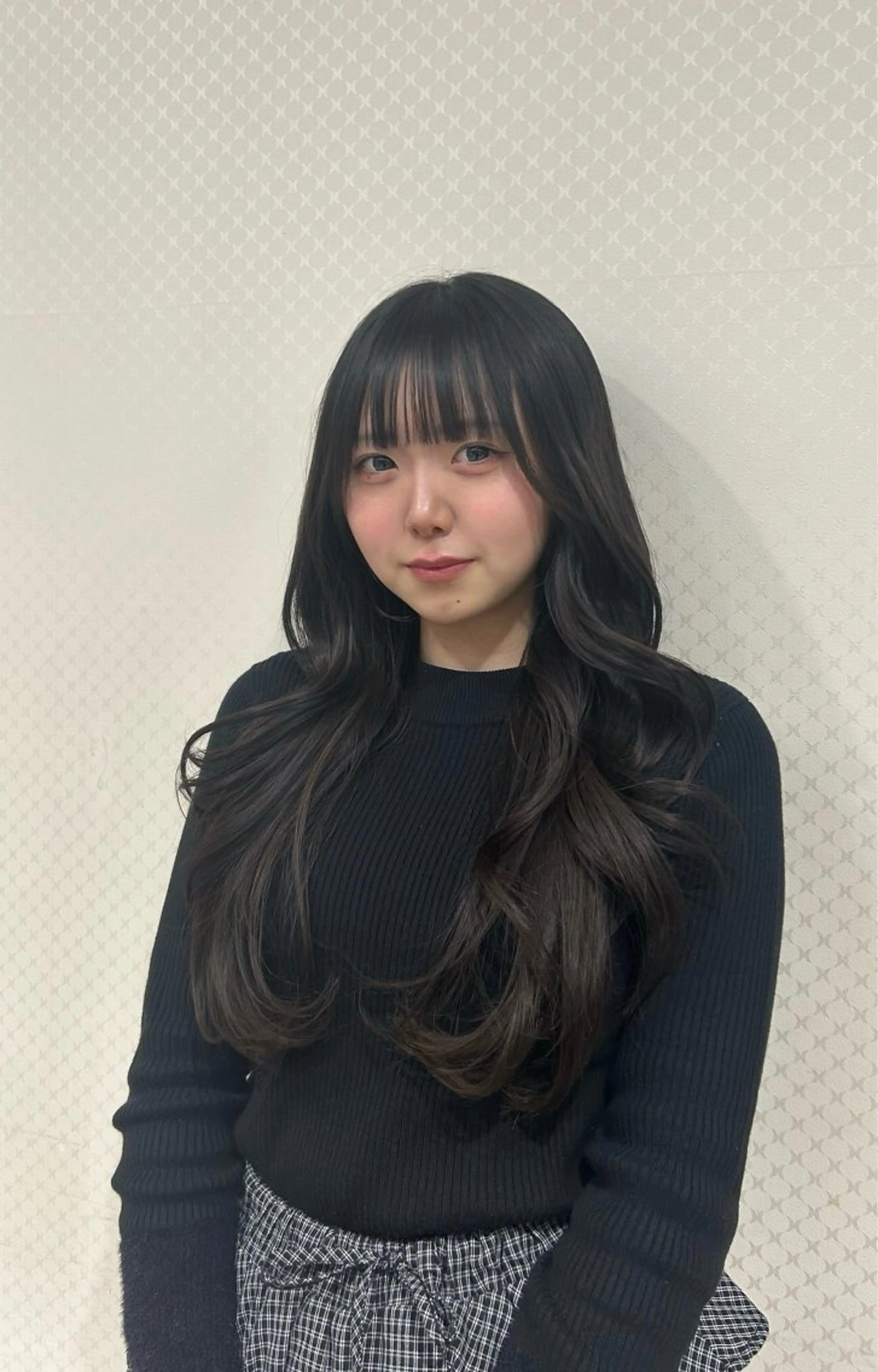 ロング レイヤーカット Labless所属・韓国レイヤー×顔周り カット/Takunaのヘアスタイル