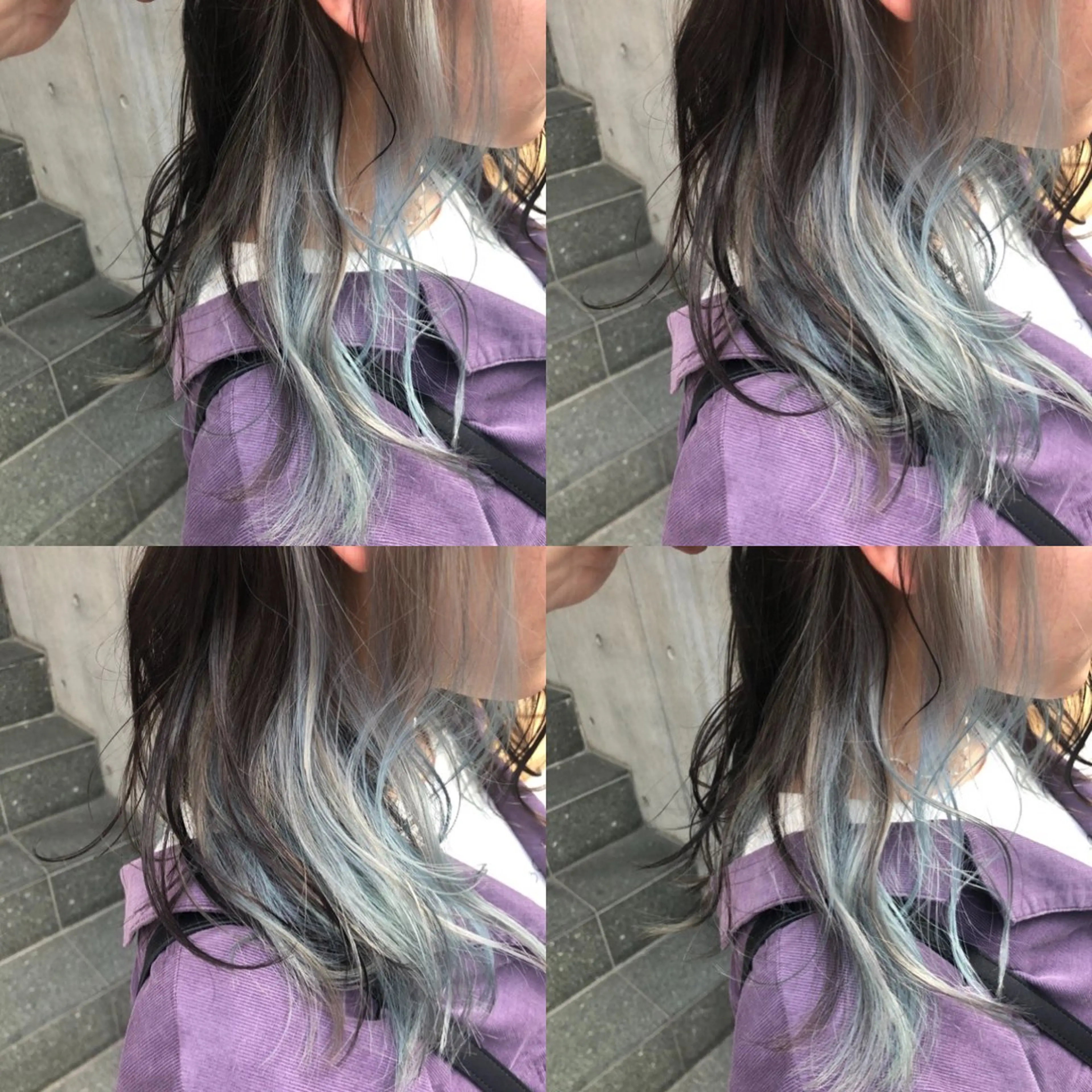 ミディアム カラー ブリーチ イヤリングカラー インナーカラー ユニコーンカラー カット ヘアカラー トリートメント 原宿サロン代表 デザインカラー伊藤卓のヘアスタイル
