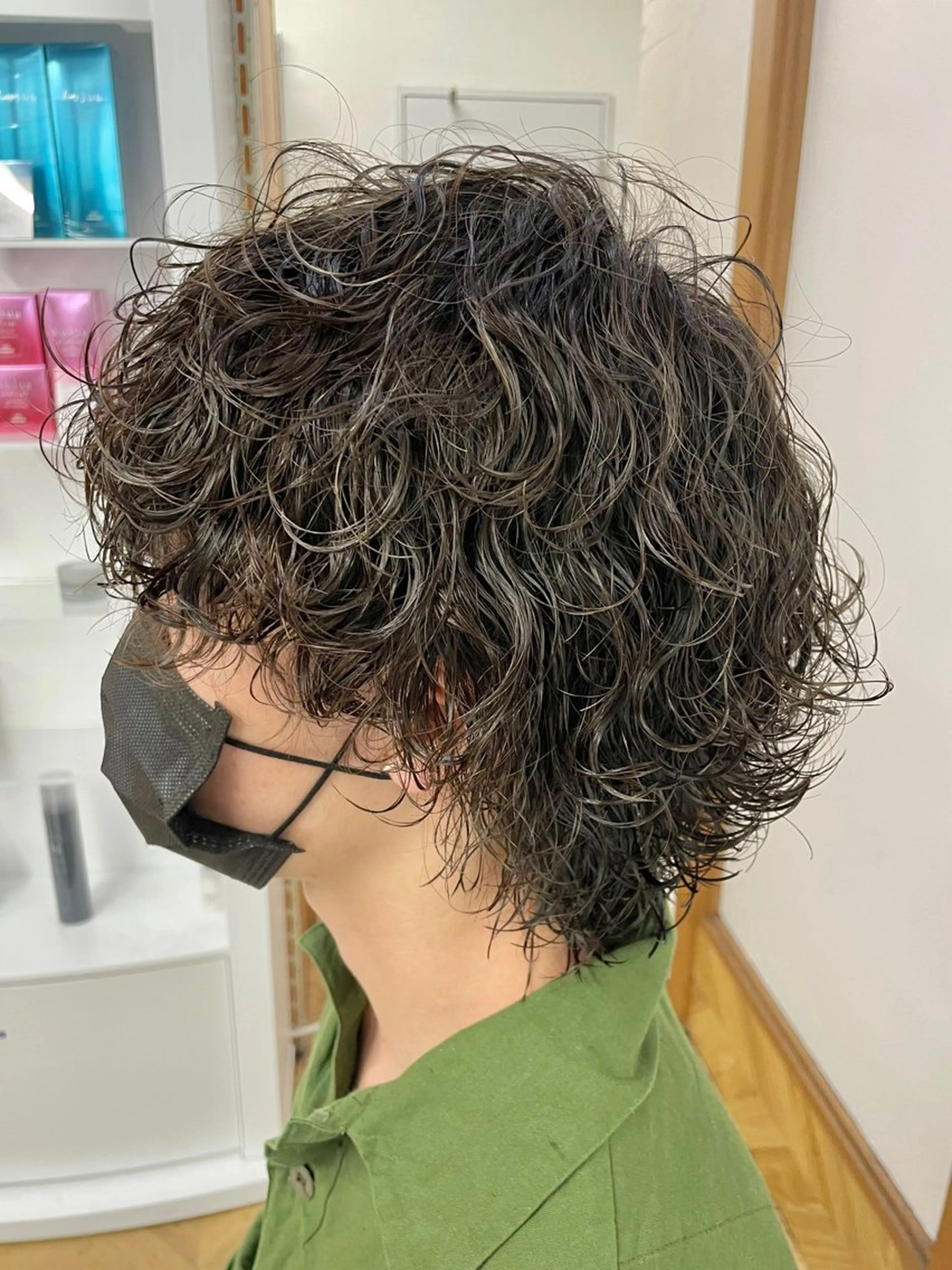 パーマ メンズ 波巻きパーマ 立川/過去1の毛流れ パーマ/しゅーとのヘアスタイル