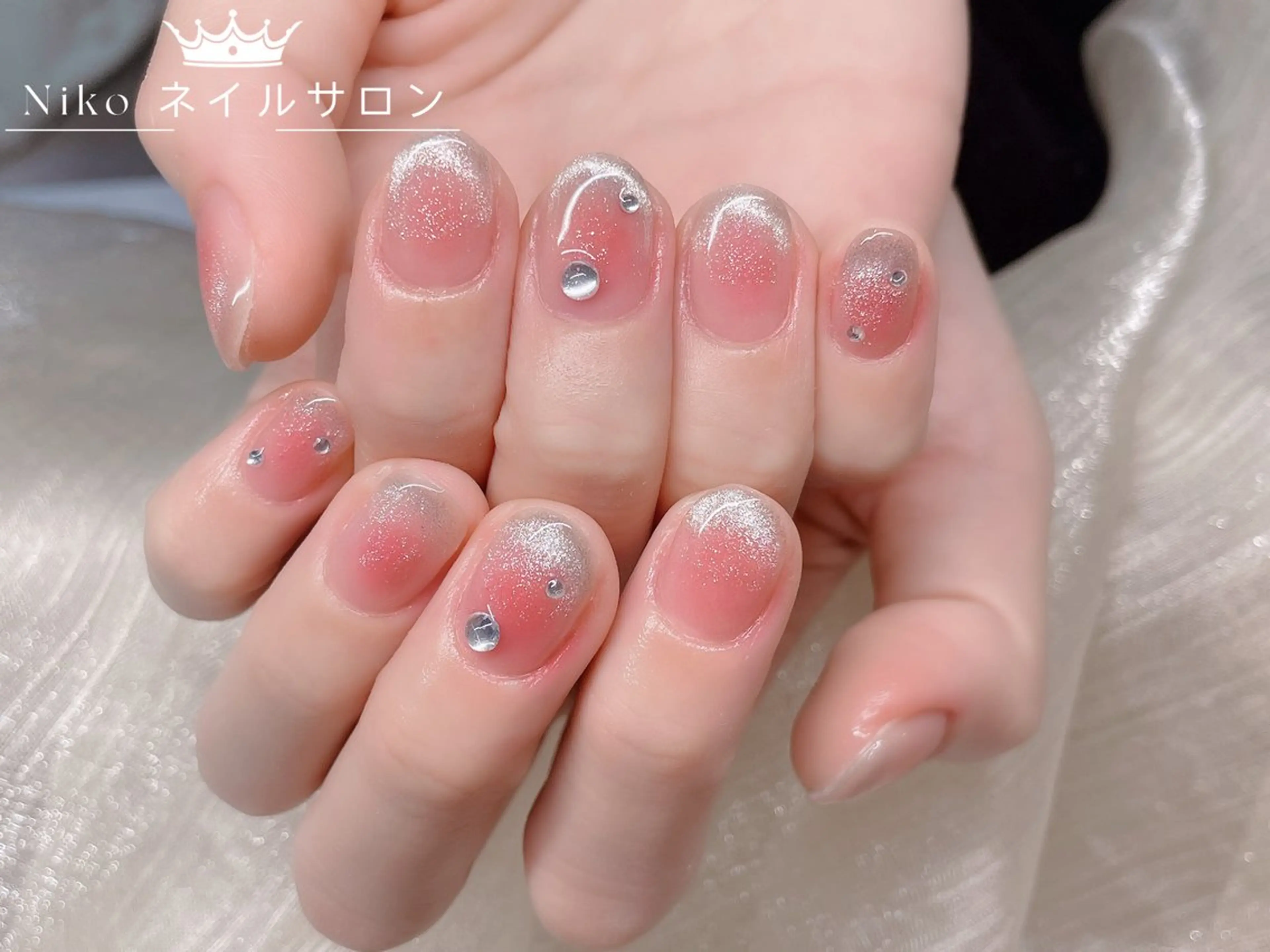 ネイル 長さ出し フットネイル フレンチネイル ジェルネイル 韓国ネイル Niko nailサロンのネイルデザイン