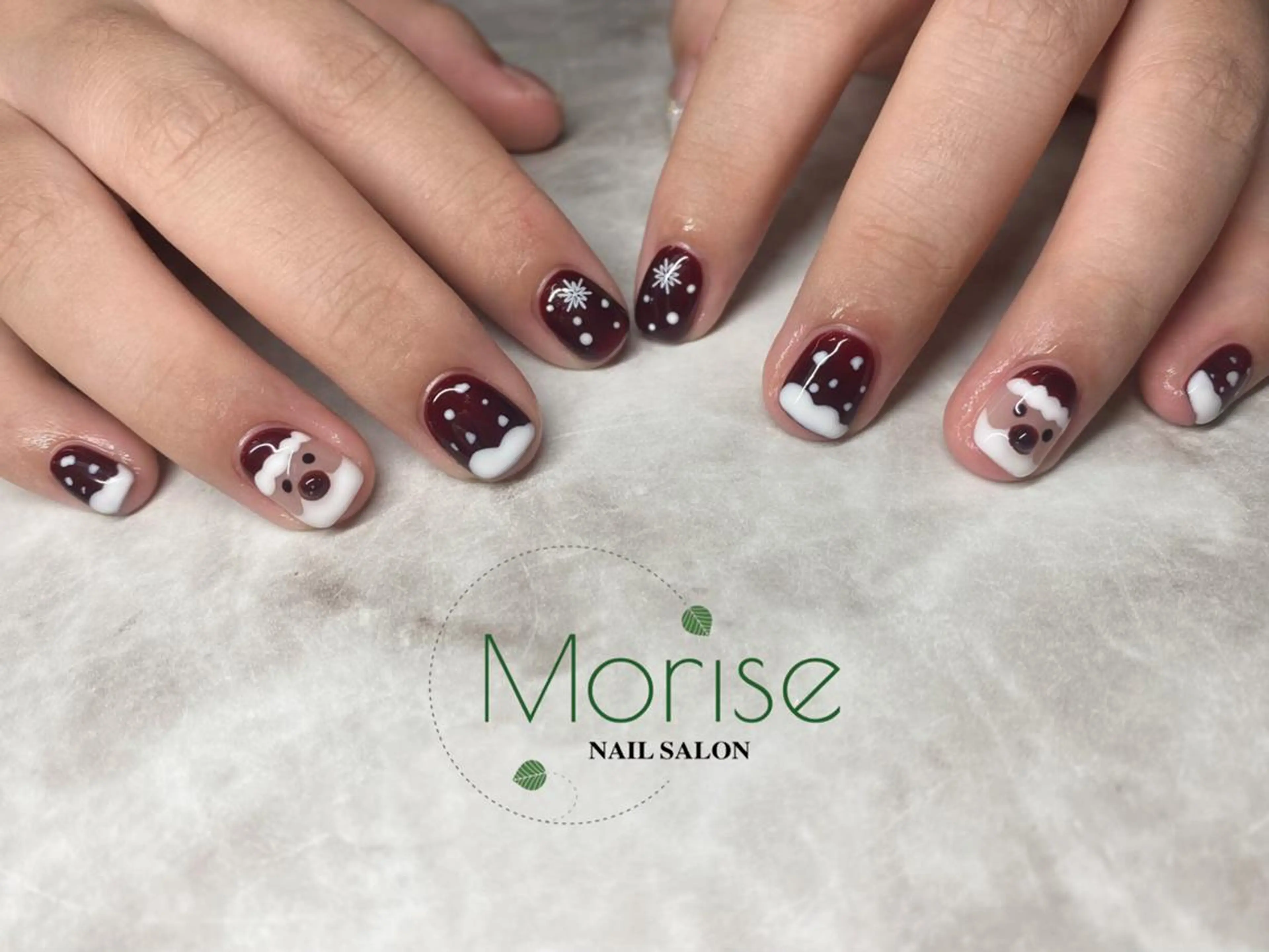 ネイル フットネイル フレンチネイル ジェルネイル ガラスフレンチ 韓国ネイル ハンドネイル ハンドケア MoriseNail 表参道 Ninaになのネイルデザイン