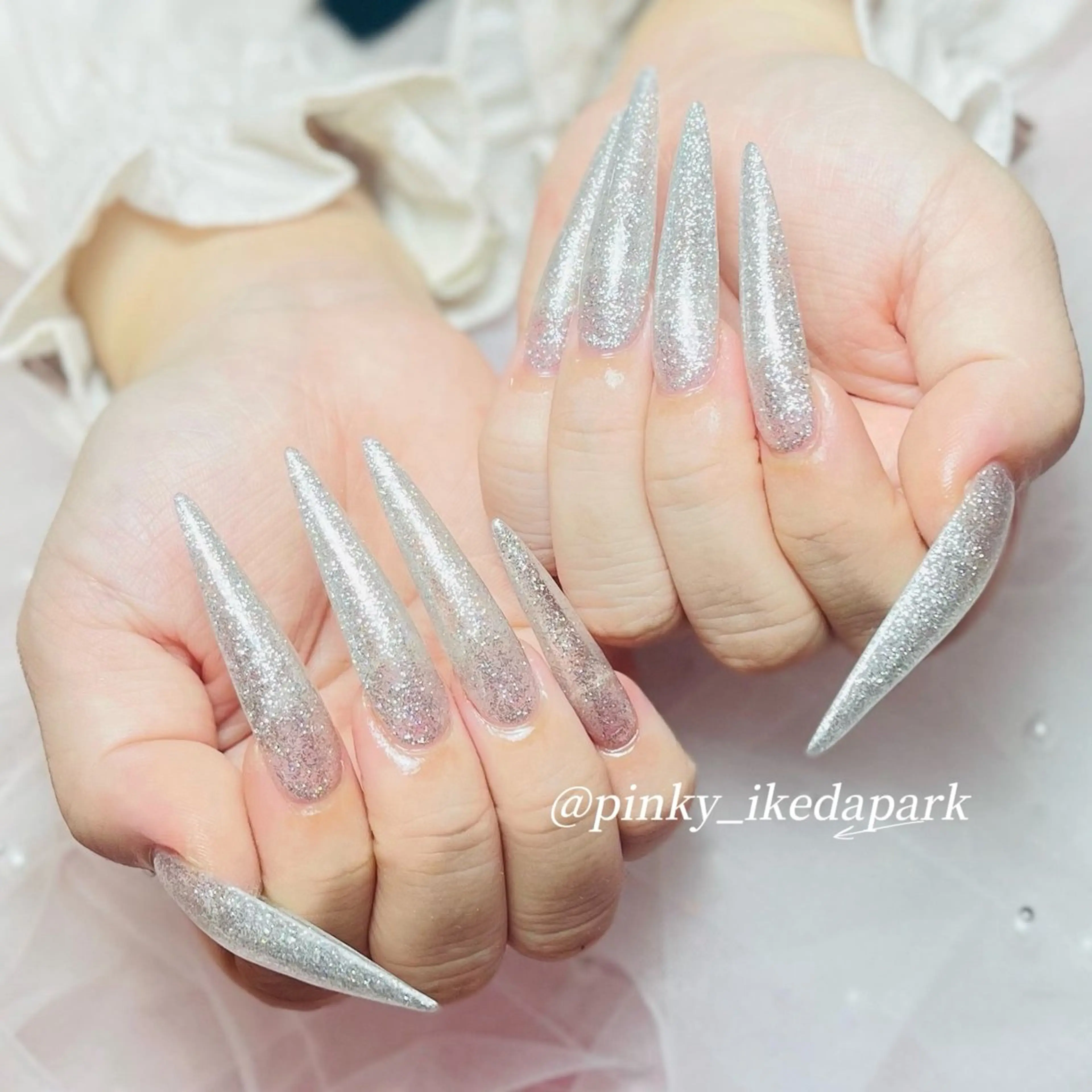 長さだし10本フラッシュネイルの写真