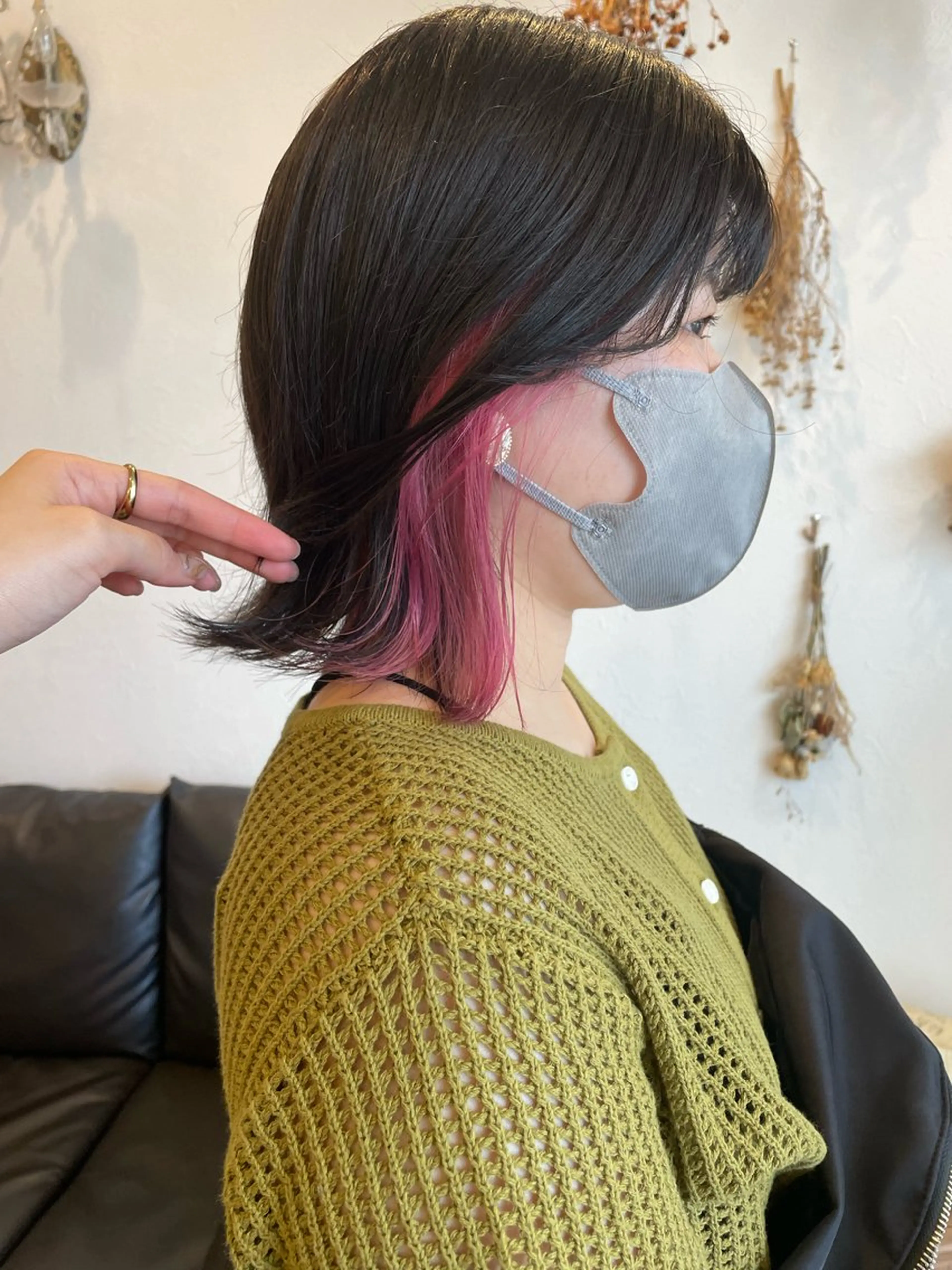 ミディアム カラー ピンクカラー ヘアカラー m ā l o.🌷 サカモトマイコのヘアスタイル