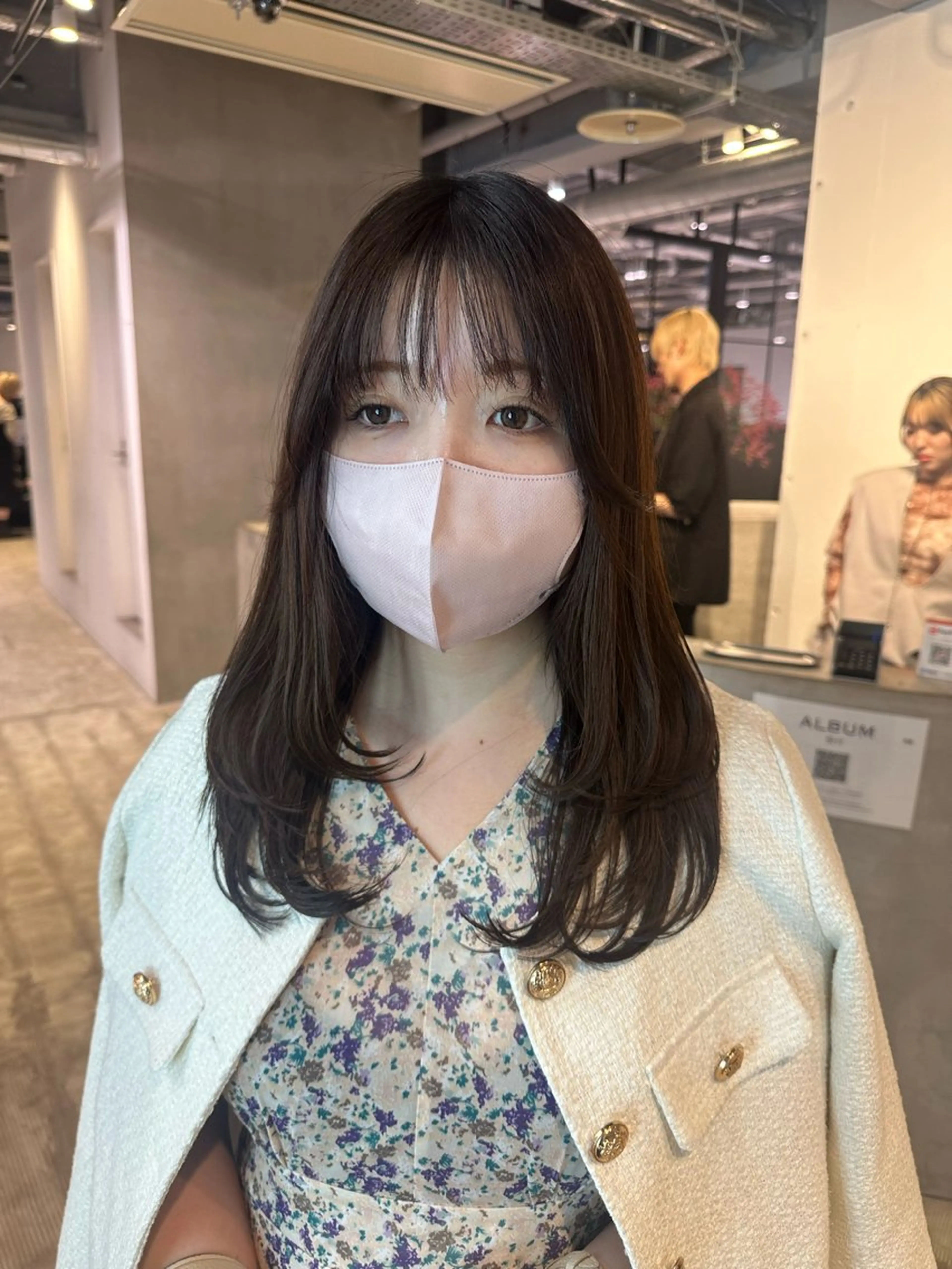 ミディアム 🌷モア 🌷暖色カラー・ボブのヘアスタイル