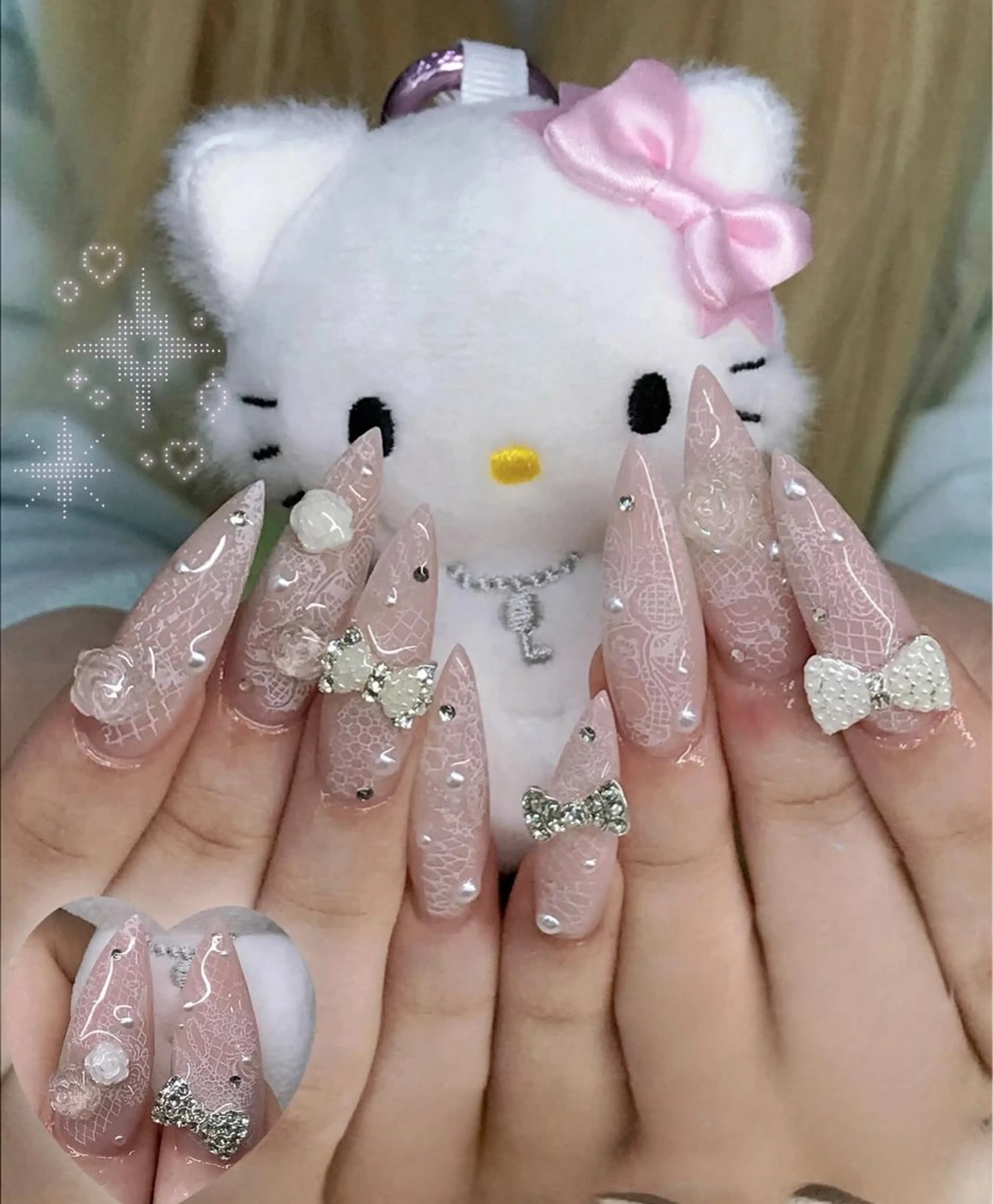 ネイル アニマル柄 オーロラネイル チークネイル フラッシュネイル ジェルネイル ハンドネイル Lyna Nailのネイルデザイン