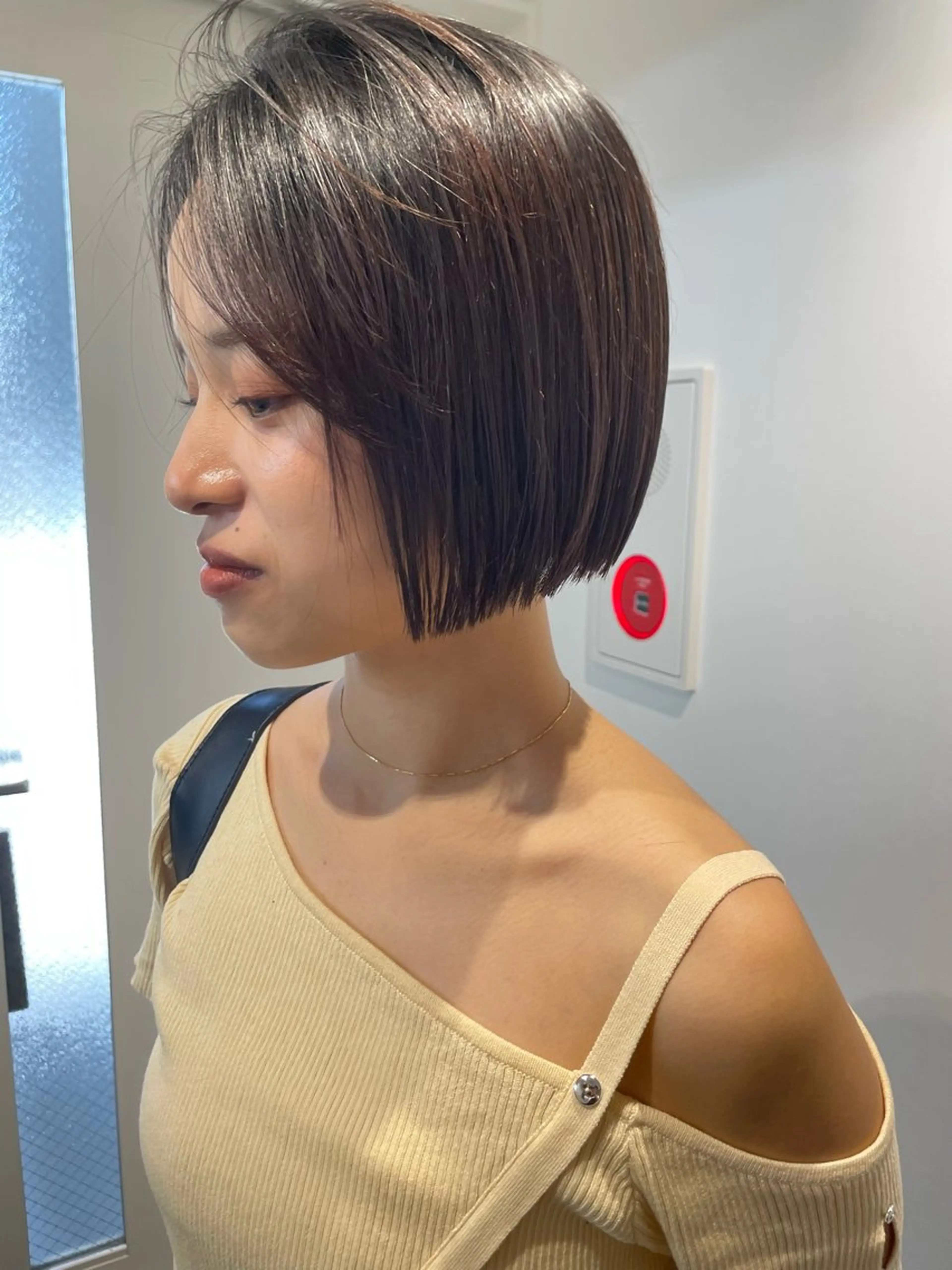 ショート 縮毛矯正 カット 縮毛矯正 レイヤーパーマ/ ショートパーマ/横浜のヘアスタイル