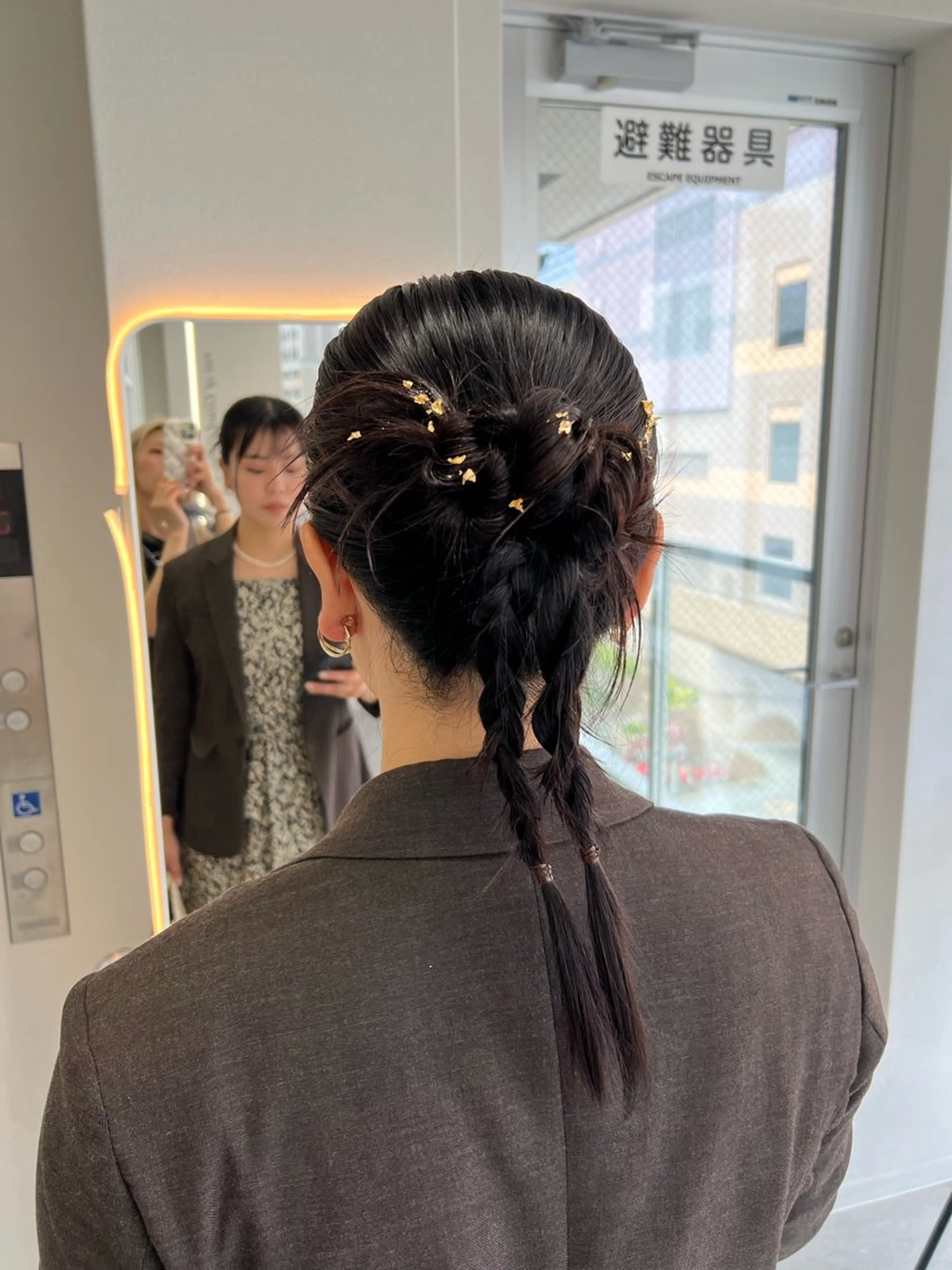 セミロング ヘアセット maya レイヤーカットのヘアスタイル