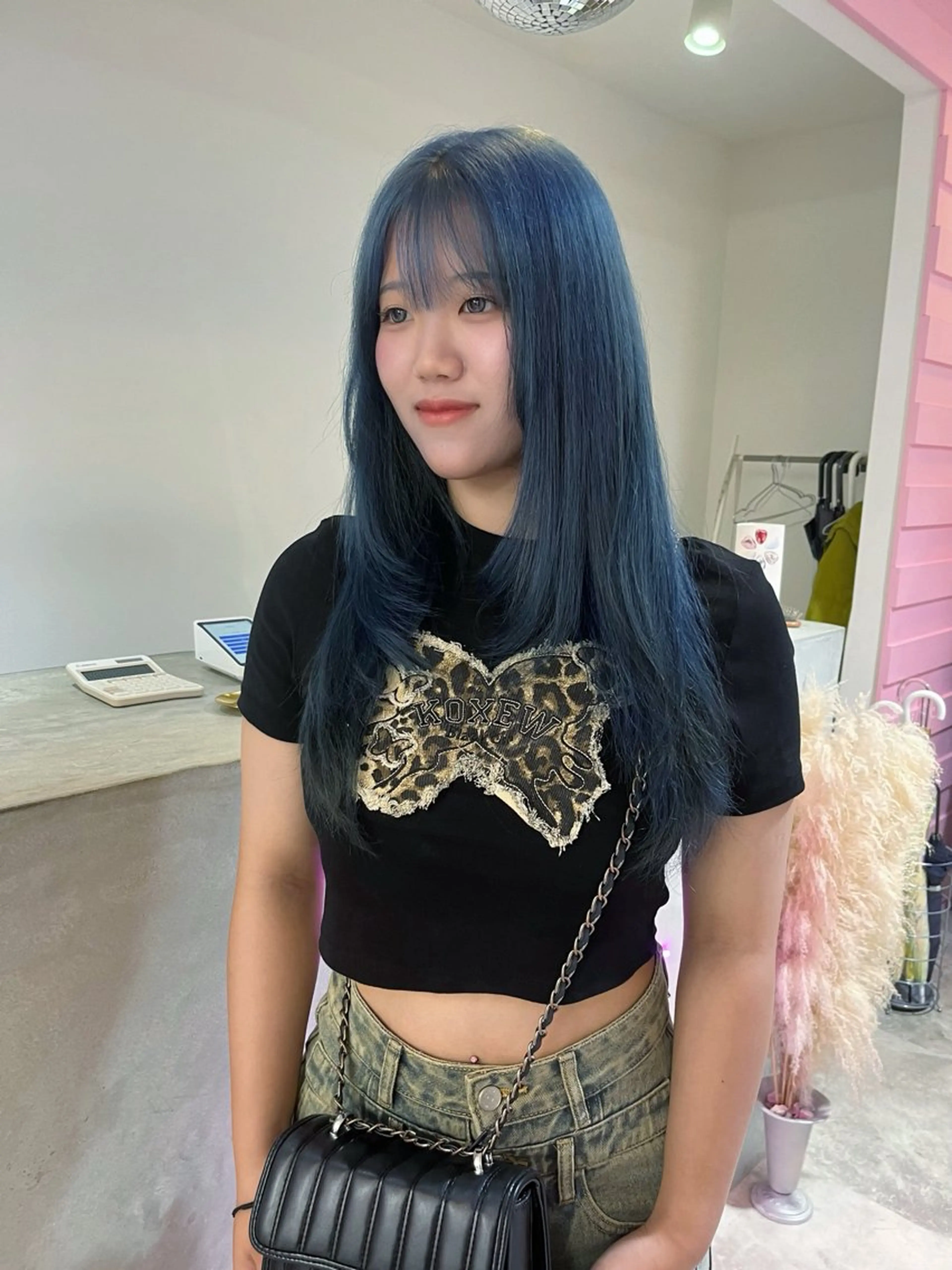 カラー バレイヤージュ ブリーチ ブロンド ケアブリーチ デザインカラー 心斎橋/ブロンド/ ペールカラー/あみかのヘアスタイル