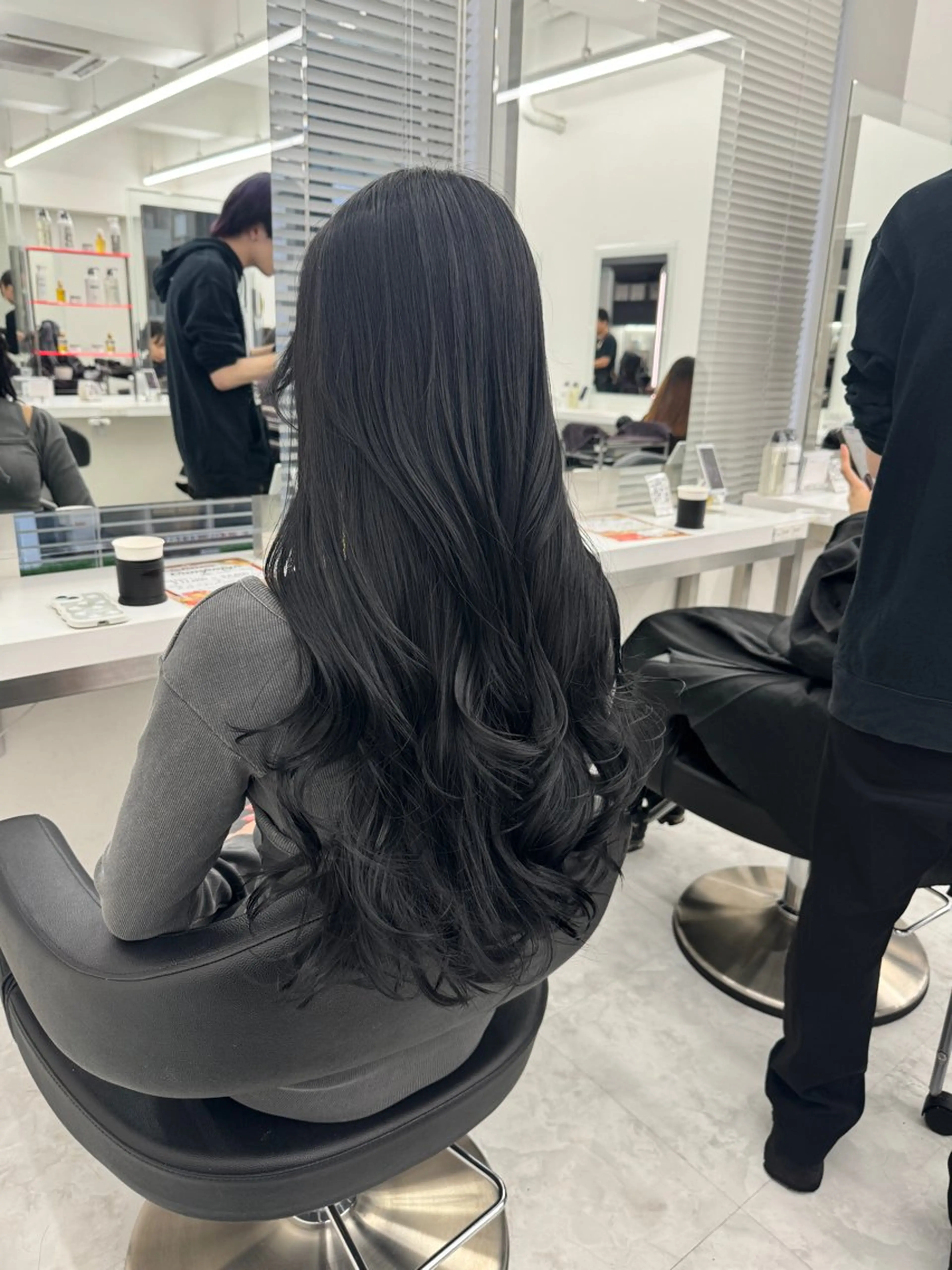 ロング カラー カット ヘアカラー トリートメント ヘッドスパ ヘアセット 💖透明感カラー＆暗 髪専門💖Akariのヘアスタイル