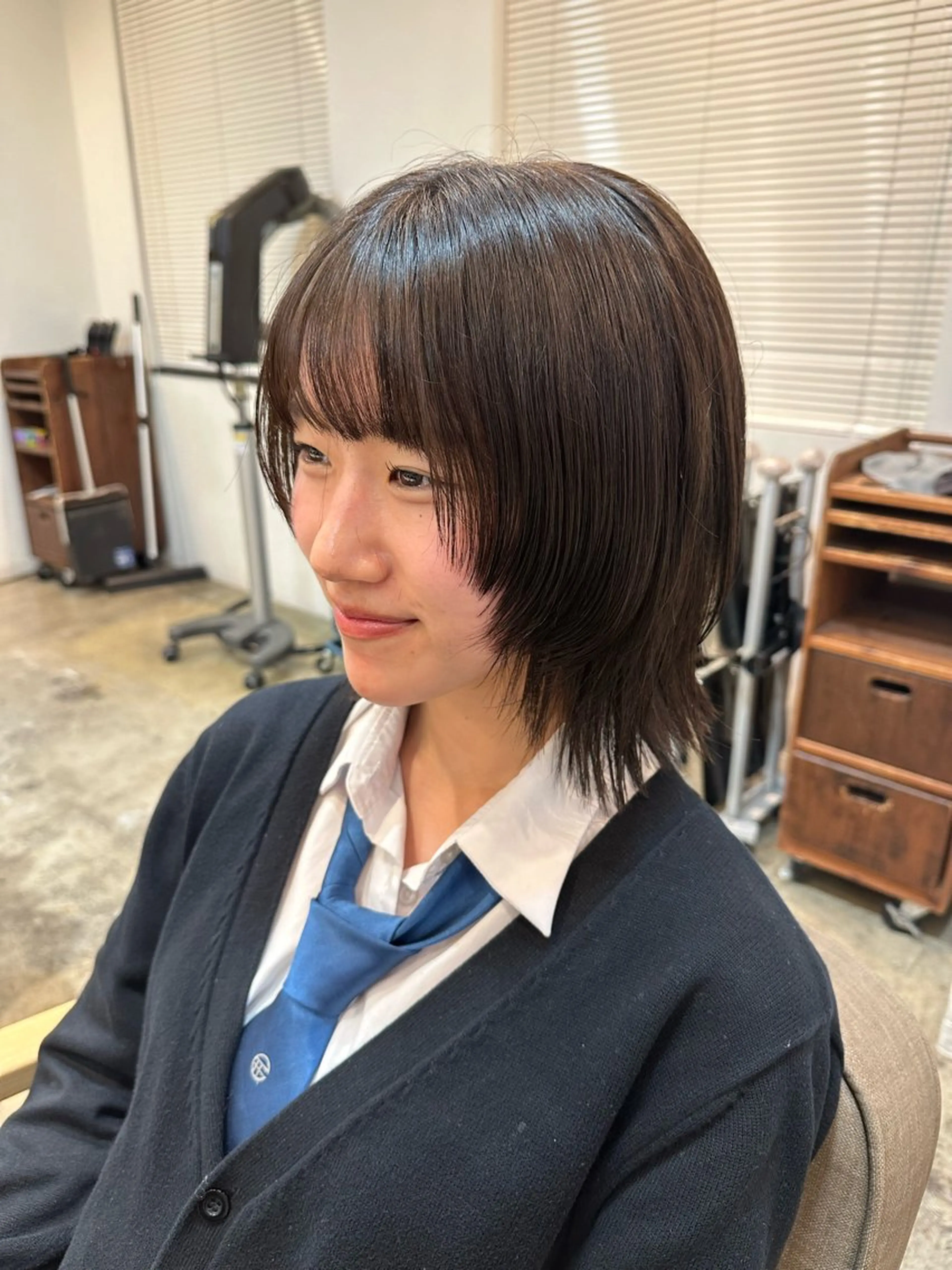 ミディアム ボブ ウルフカット ボブ特化美容師 /荒井悠葵のヘアスタイル