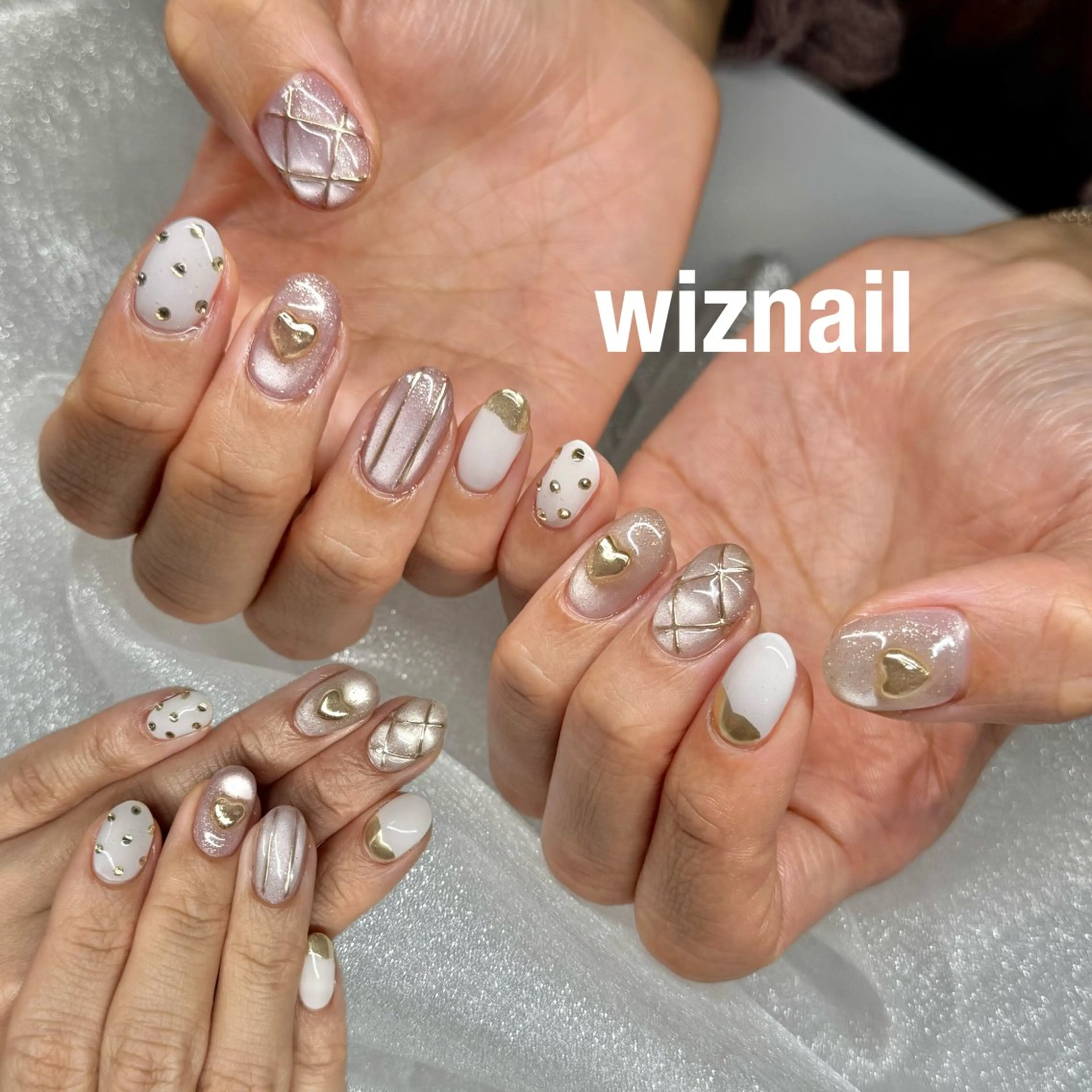 ネイル 持ち込み ハンドネイル Wiznail YUMEのネイルデザイン