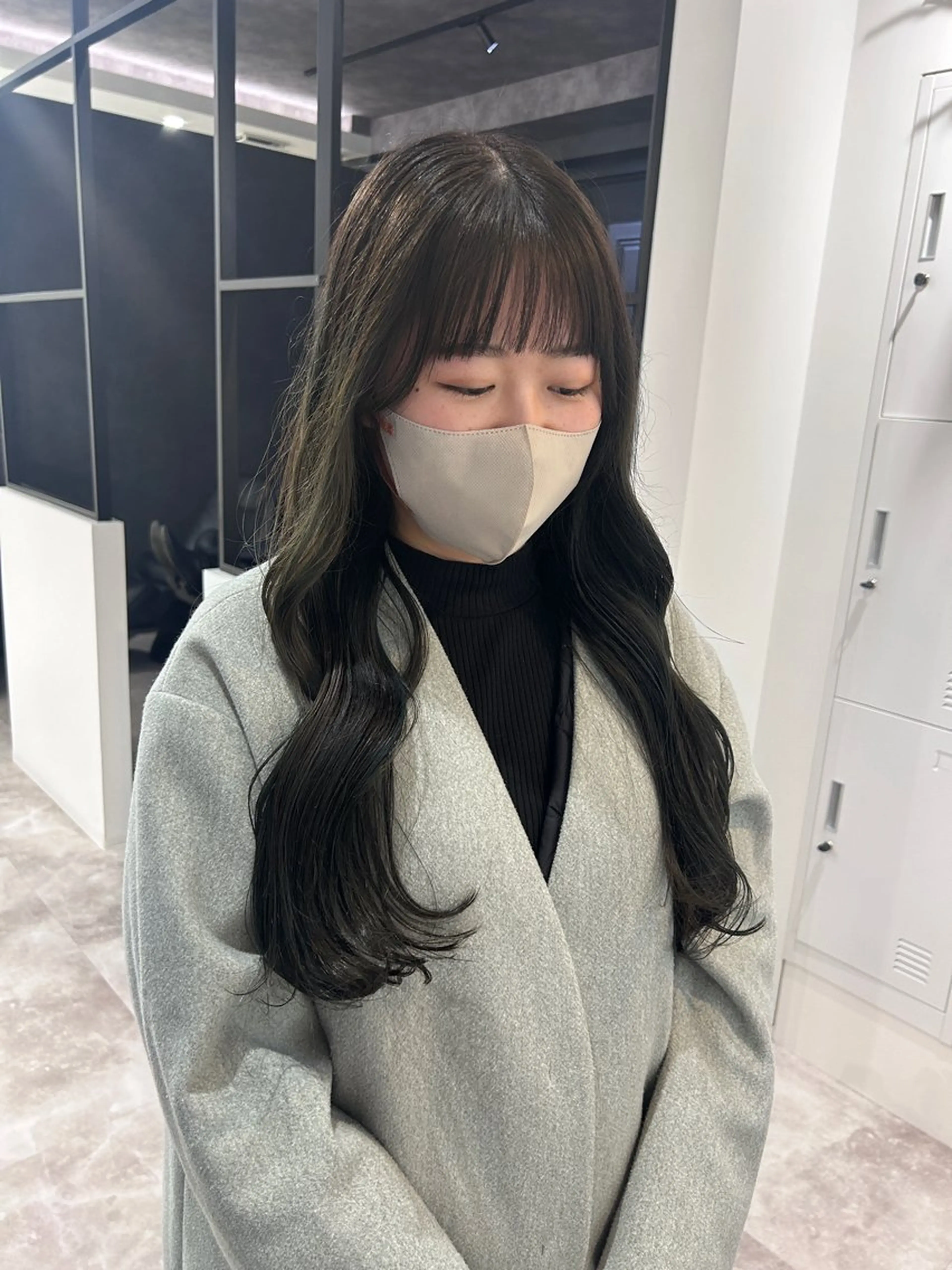 ロング カラー 河野 いずみのヘアスタイル