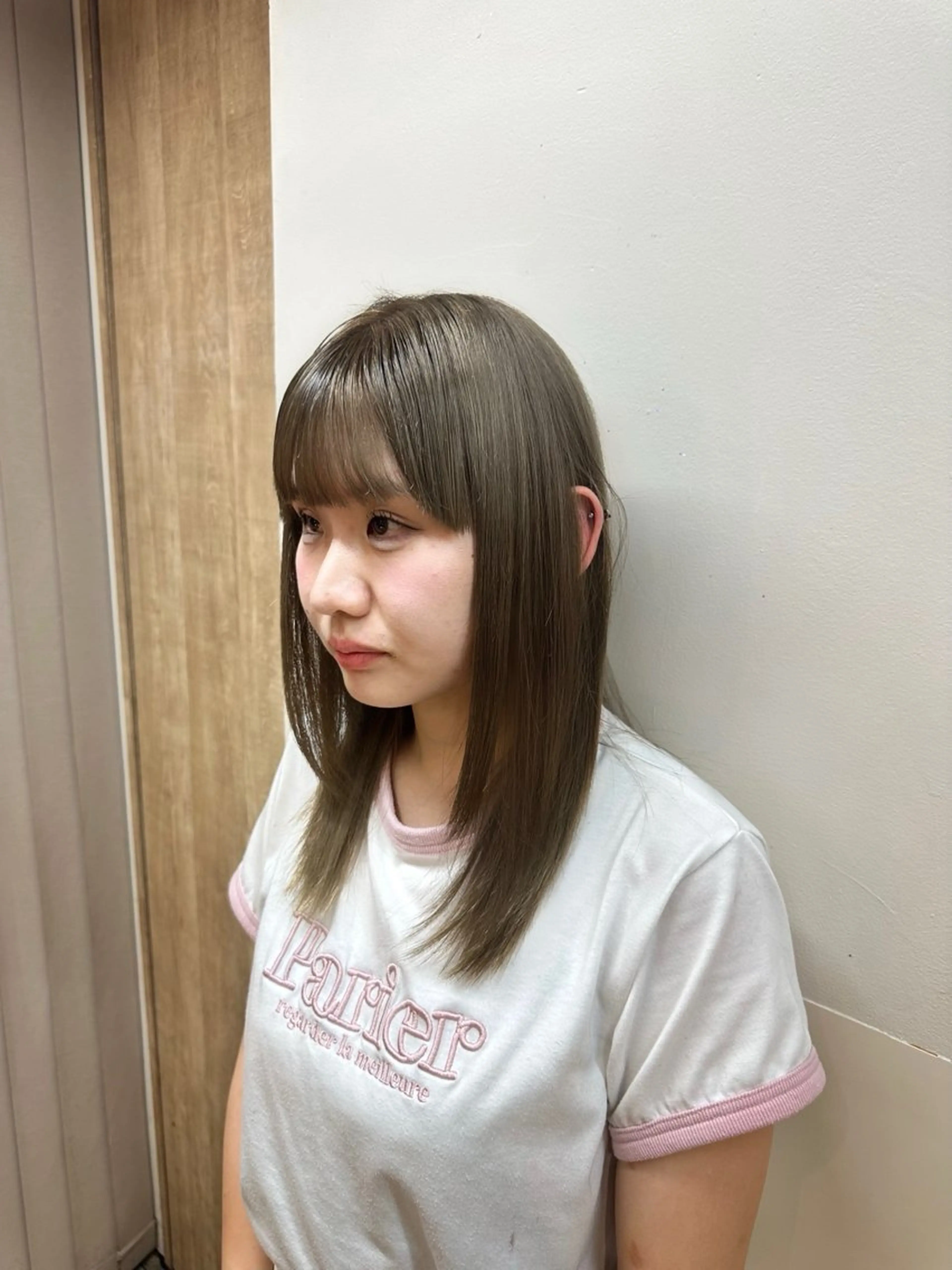 ロング カラー ベージュカラー ブリーチ ケアブリーチ 透明感カラー ダブルカラー カット ヘアカラー トリートメント 髪質改善/レイヤー/ 艶髪🎀ayaneのヘアスタイル