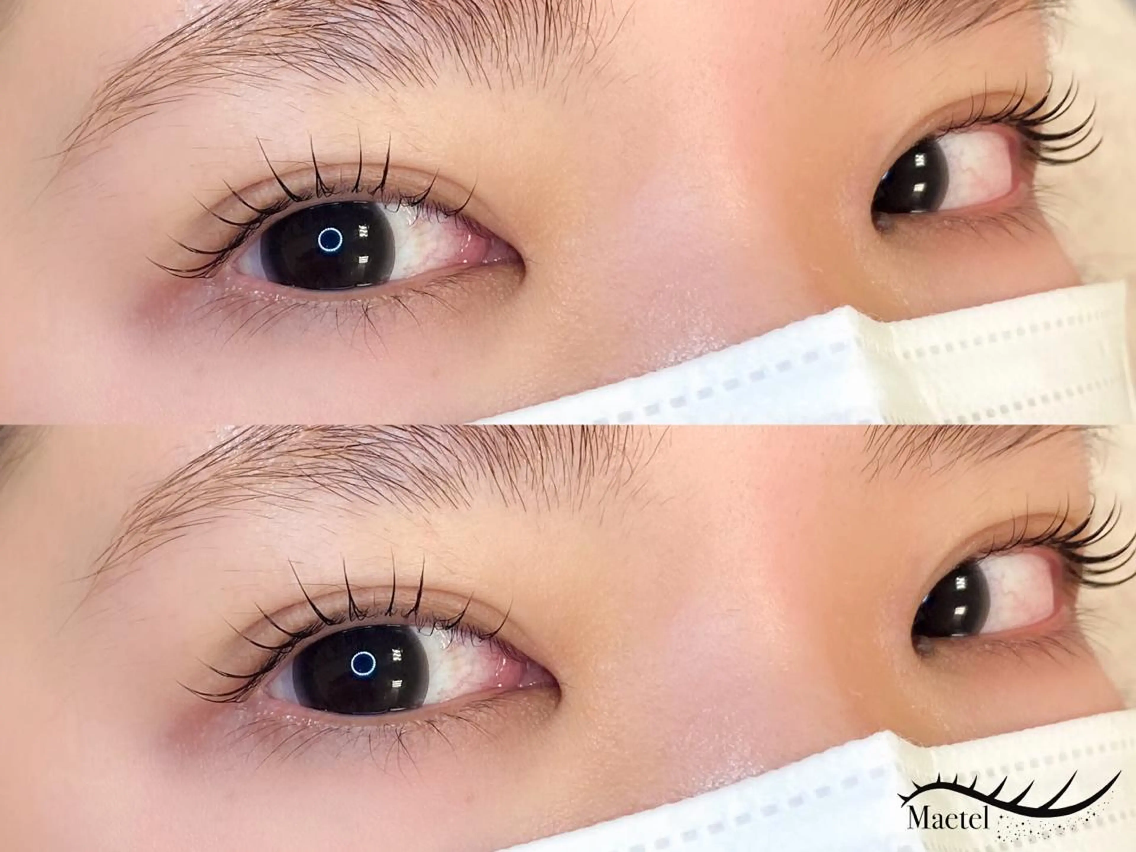 マツエク・マツパ 束感まつ毛 韓国風マツエク パリジェンヌラッシュリフト まつげパーマ 下まつげエクステ マツパ viviAiles ♡⃛ Ruiのマツエク・マツパデザイン