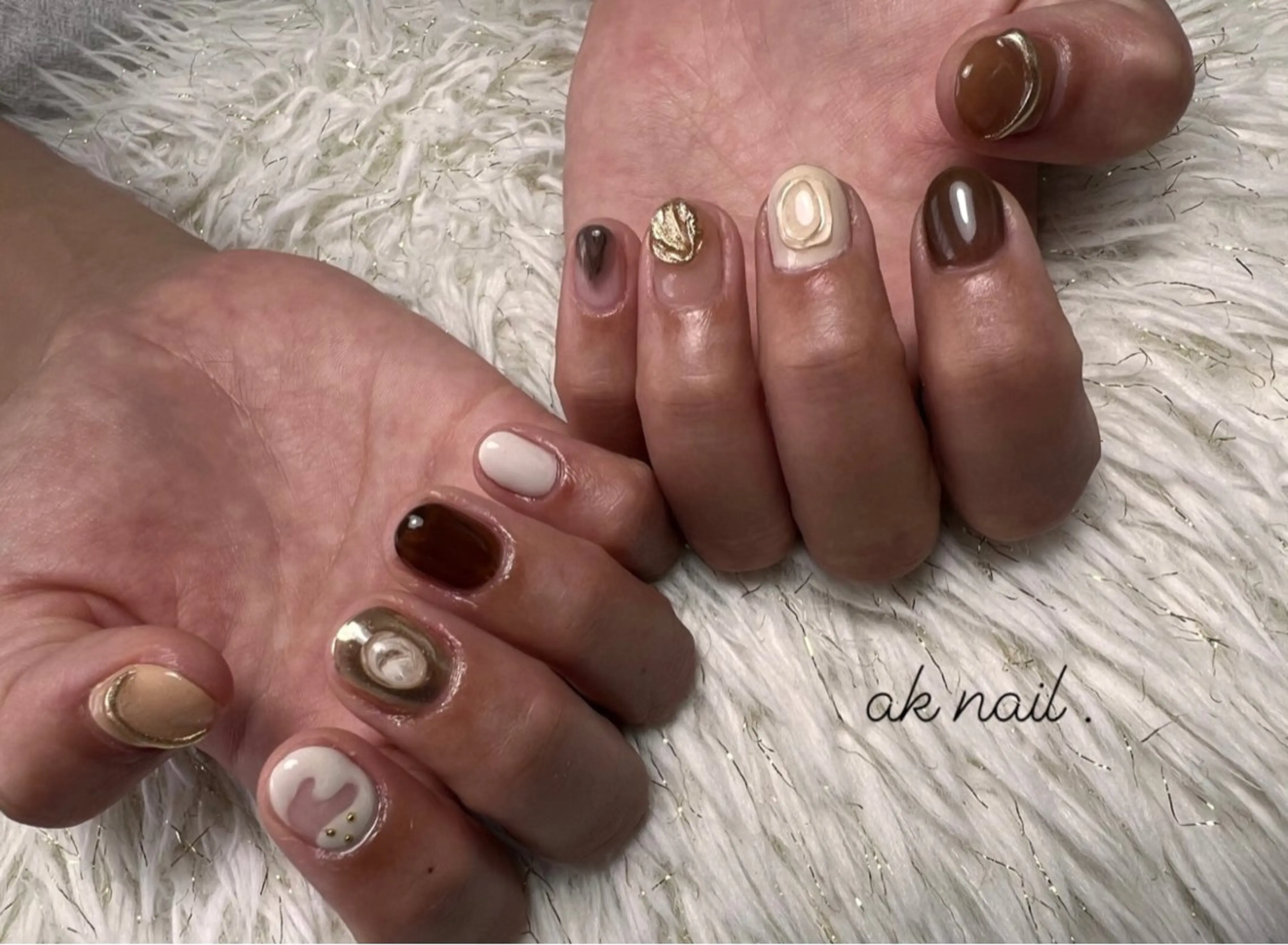 ネイル ハンドネイル ak nail .のネイルデザイン