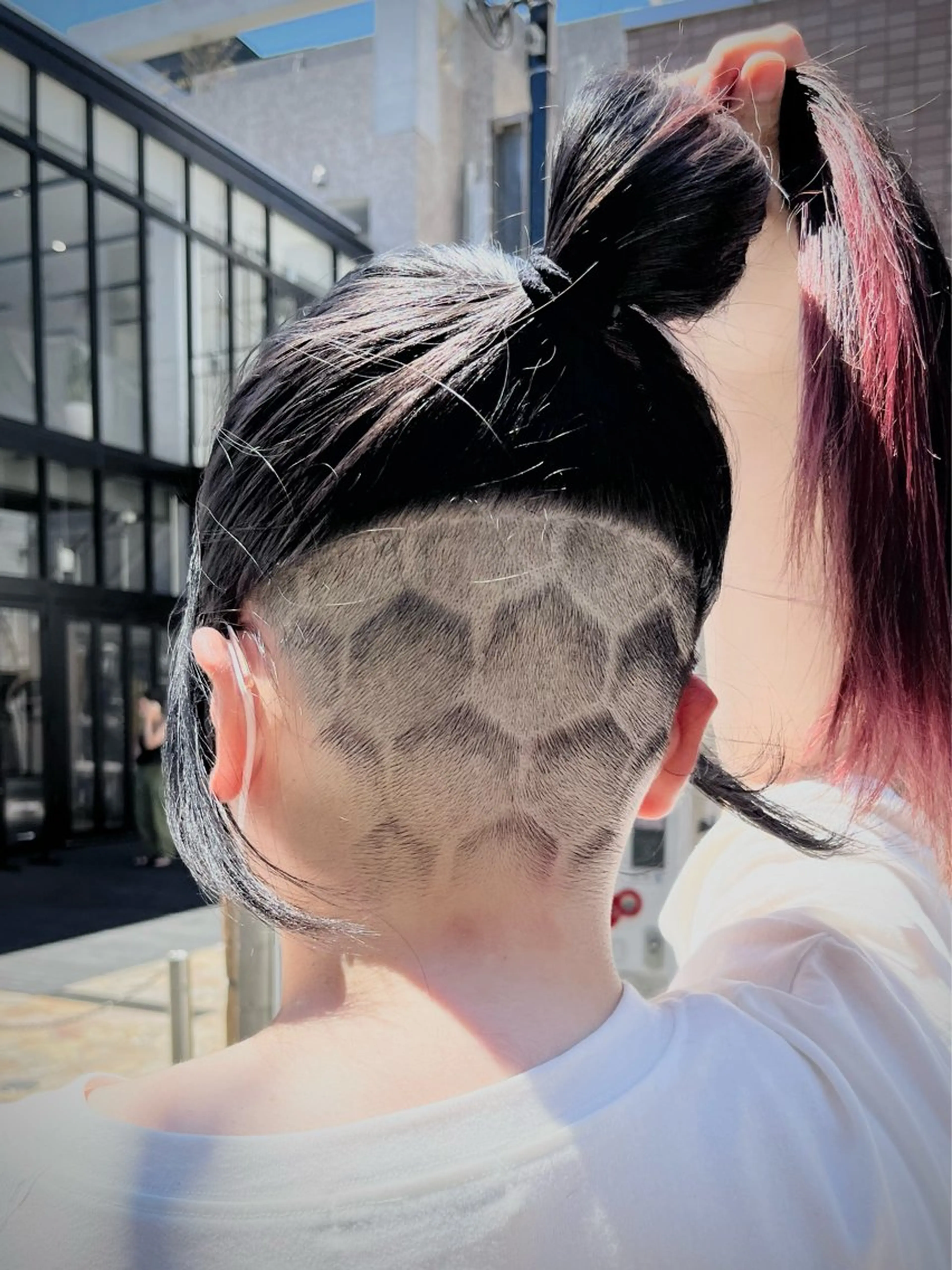 ショート ハイライト 韓国風ヘア レイヤーカット ショートヘア 縮毛矯正 KAH所属・Koichi Satoのヘアスタイル