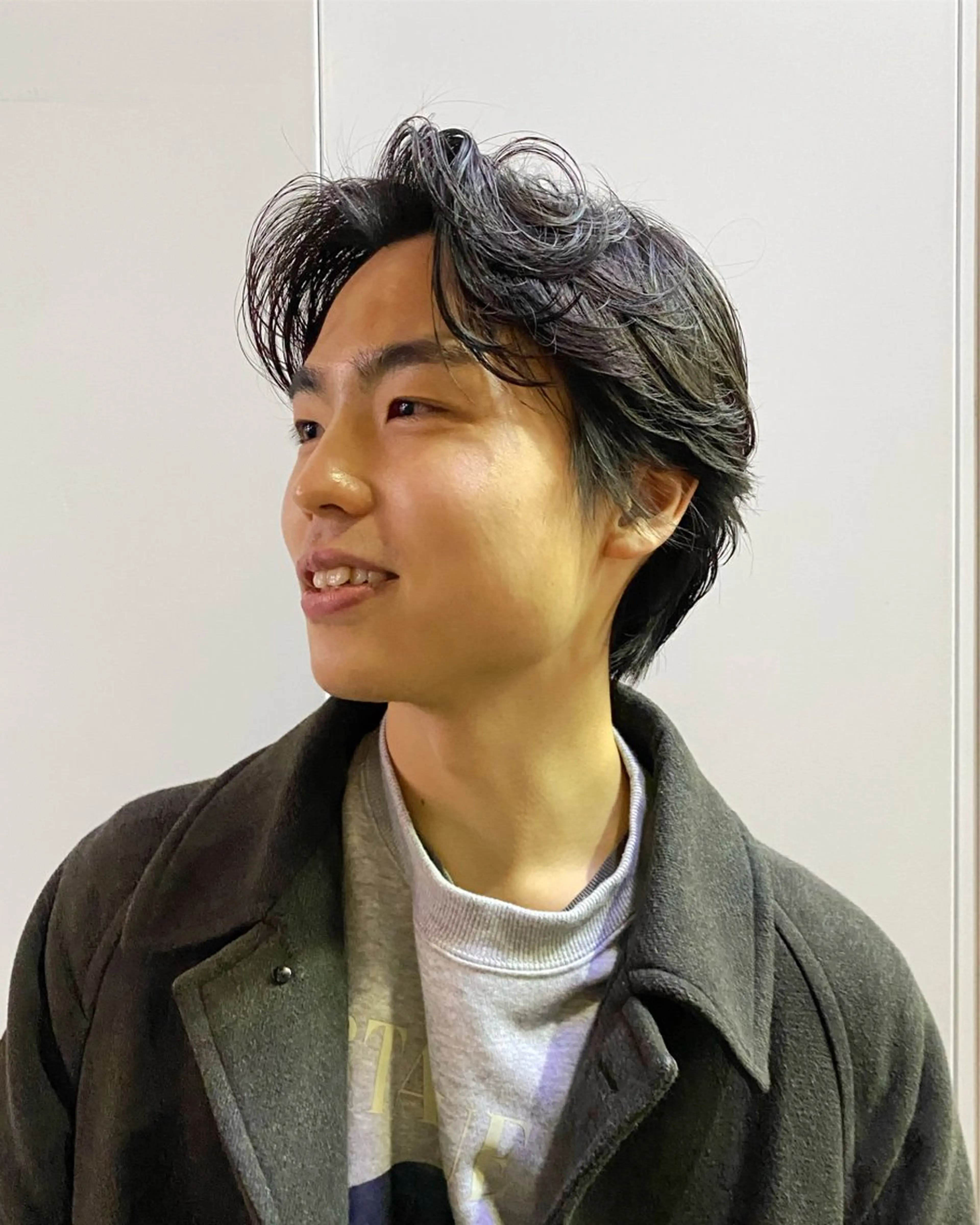 パーマ メンズ カット パーマ 似合わせカット /パーマ岡本淳平のヘアスタイル