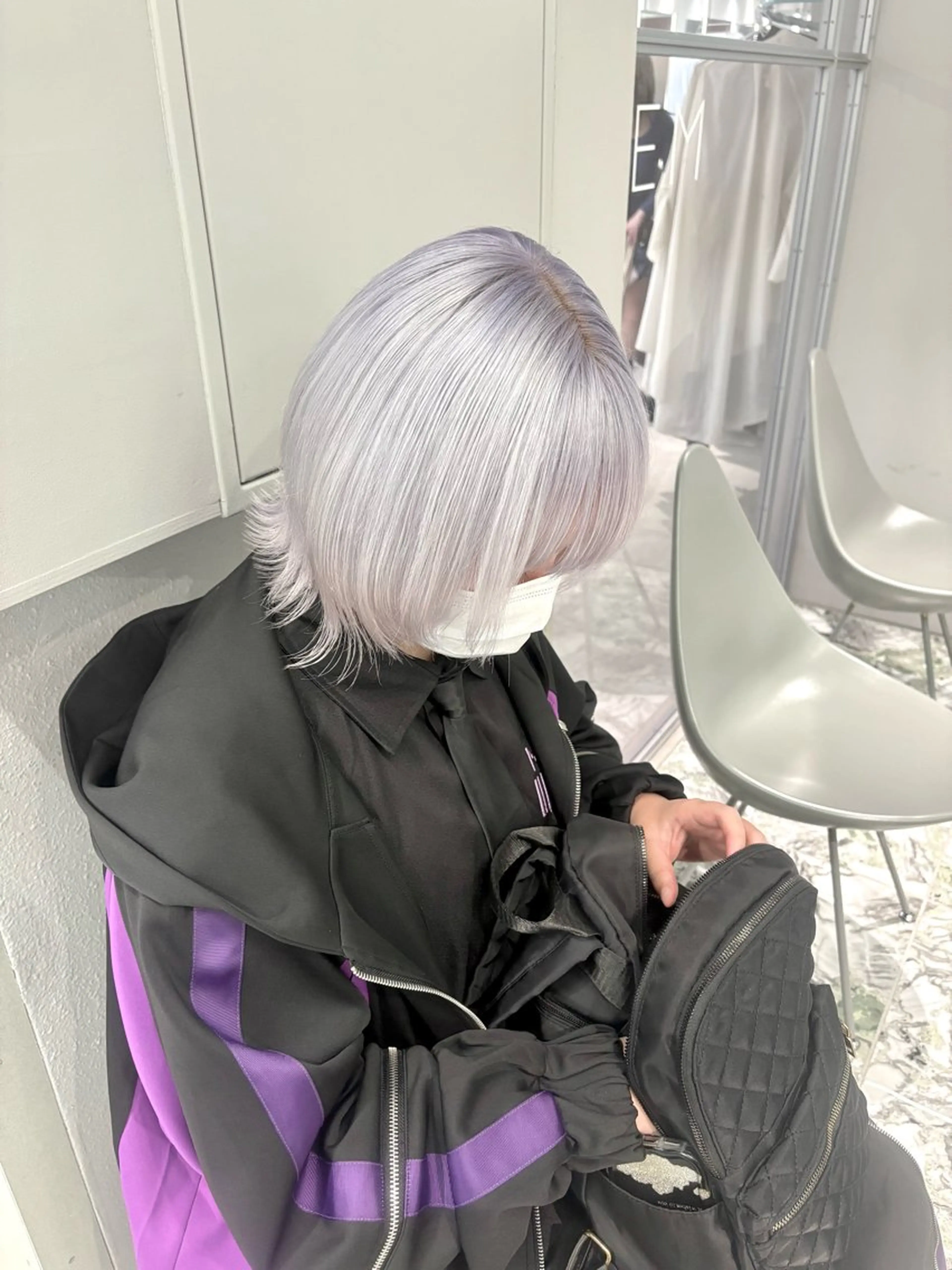 カラー ヘアカラー Harune/うる艶 ハイトーンのヘアスタイル