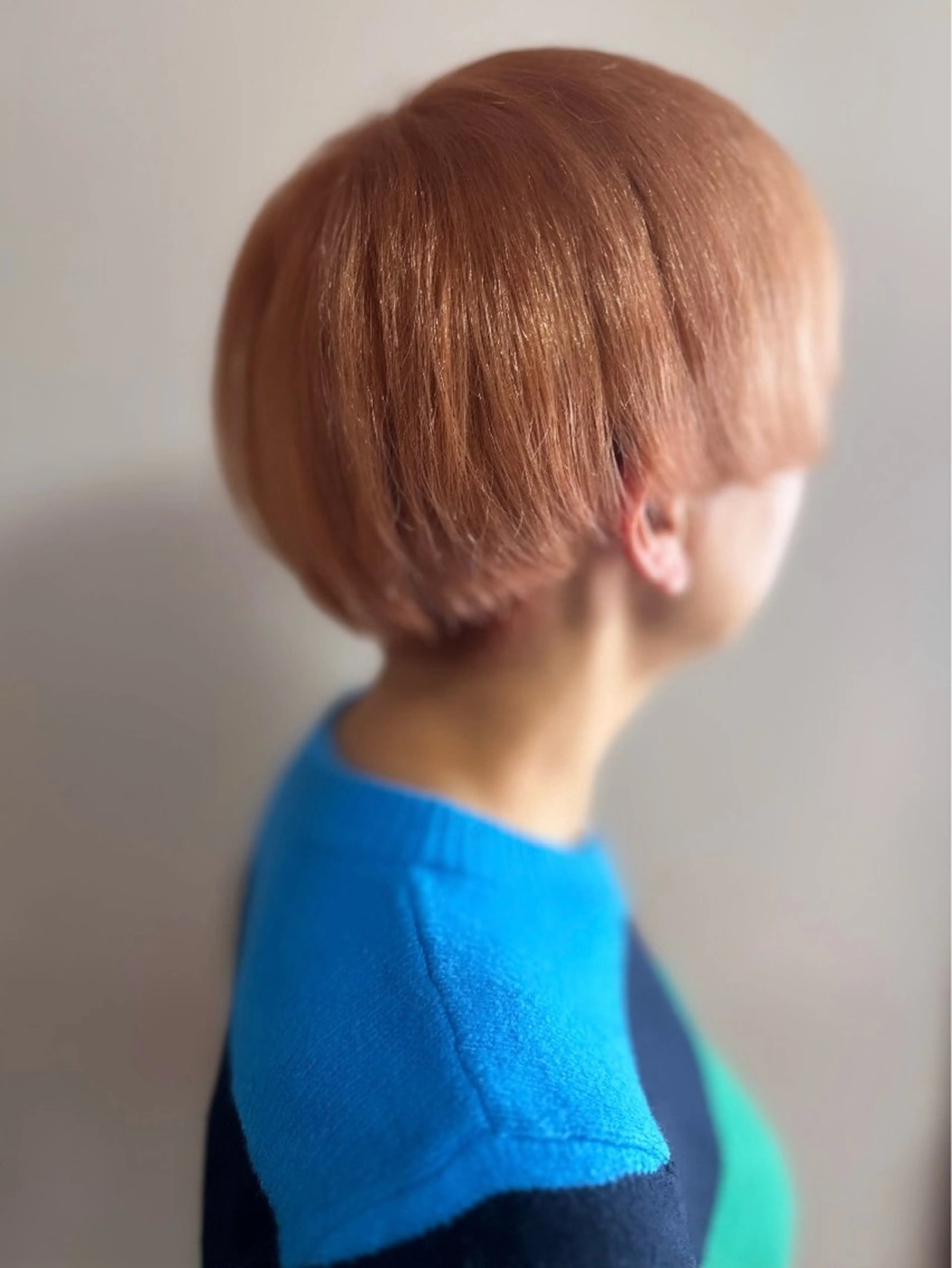 ショート カラー ベージュカラー オレンジ ピンクカラー ピンクベージュ orgo所属・💖中韓mix style💖チヒロのヘアスタイル