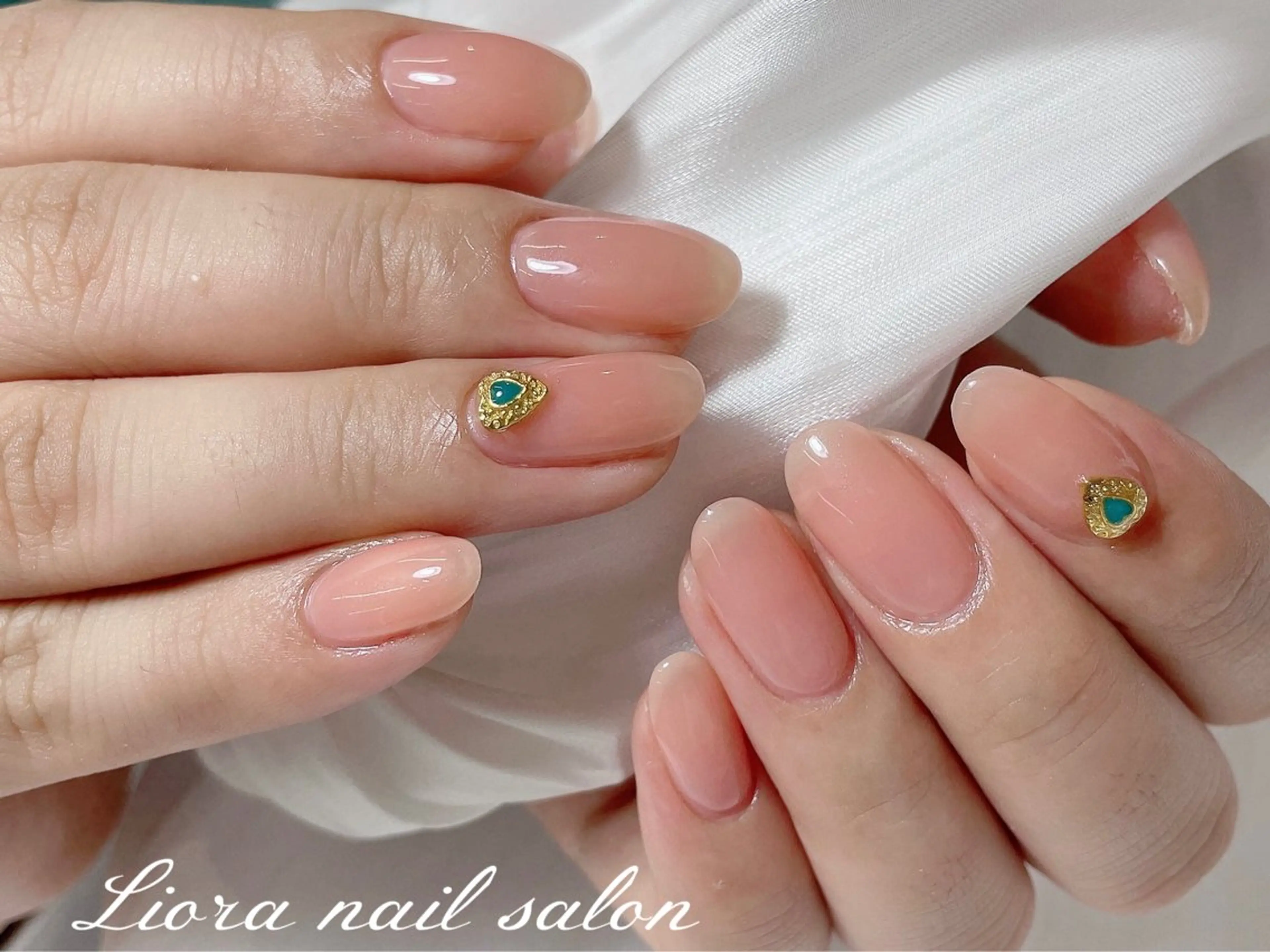 ネイル チークネイル フットネイル フレンチネイル ジェルネイル ガーリー ハンドネイル Liora ネイルサロン所属・Liora nail salonのネイルデザイン