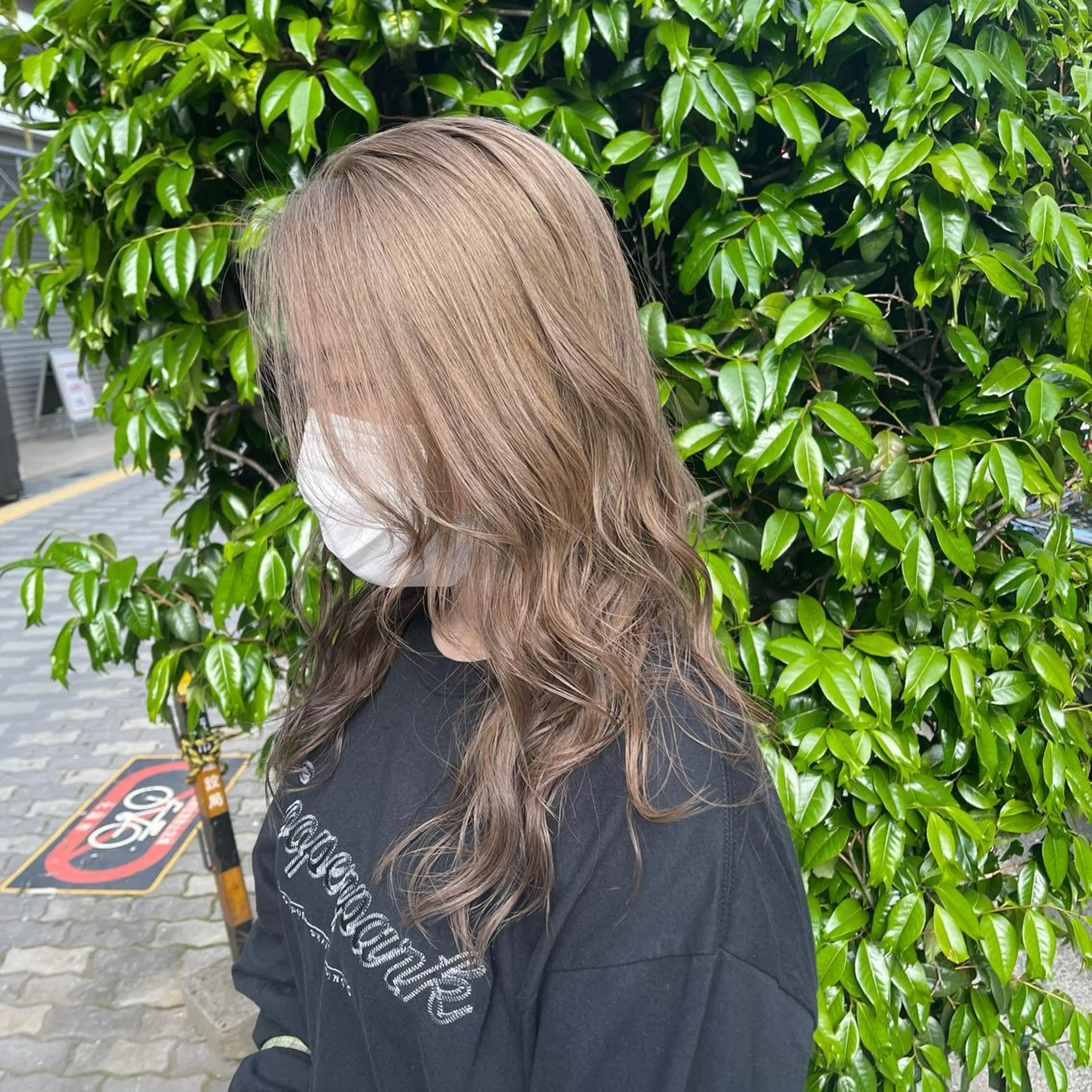 セミロング ワンホンヘア ケラチン/Kaitoのヘアスタイル