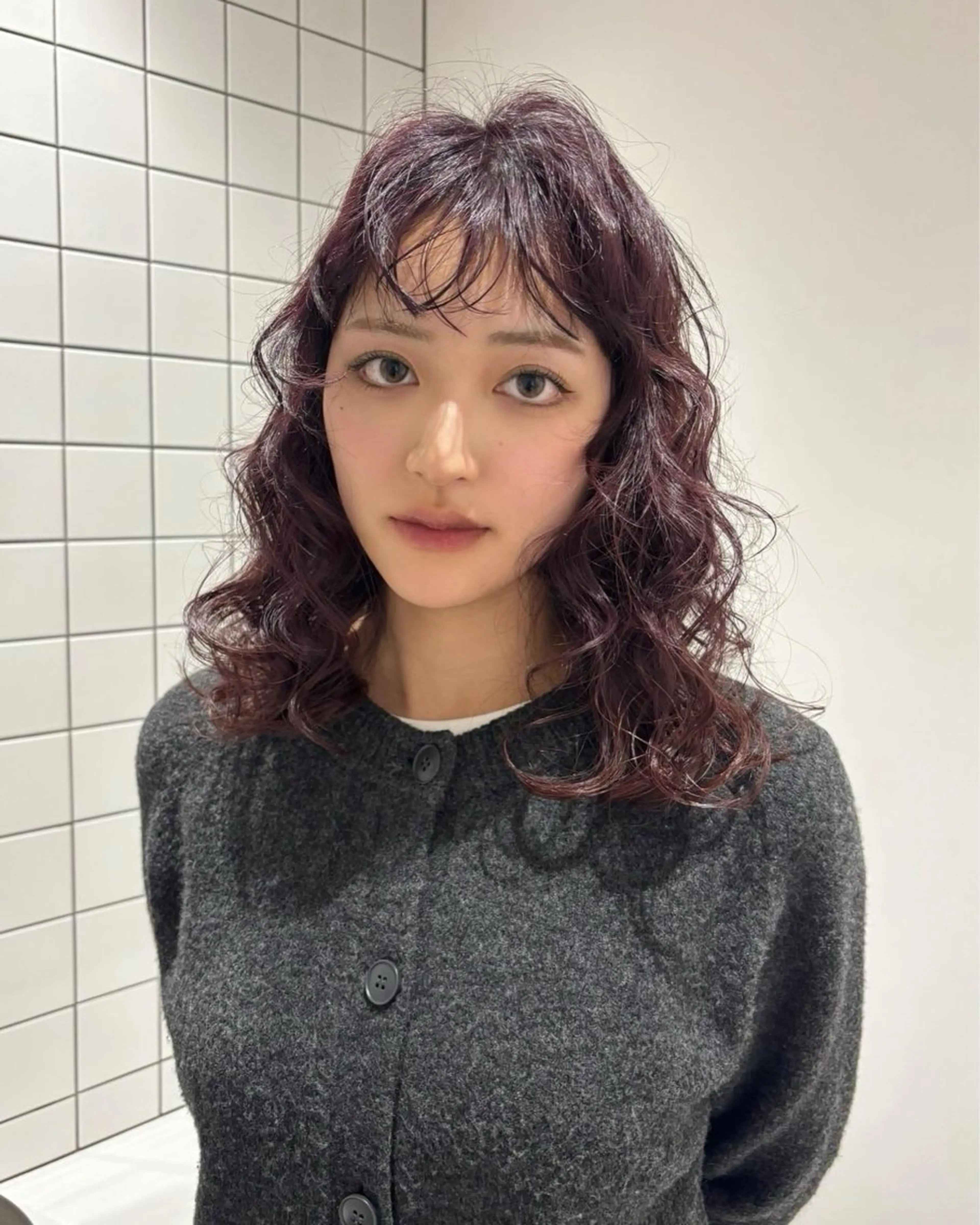 ミディアム カラー カットモデル 盛れるヘア♡MANAのヘアスタイル