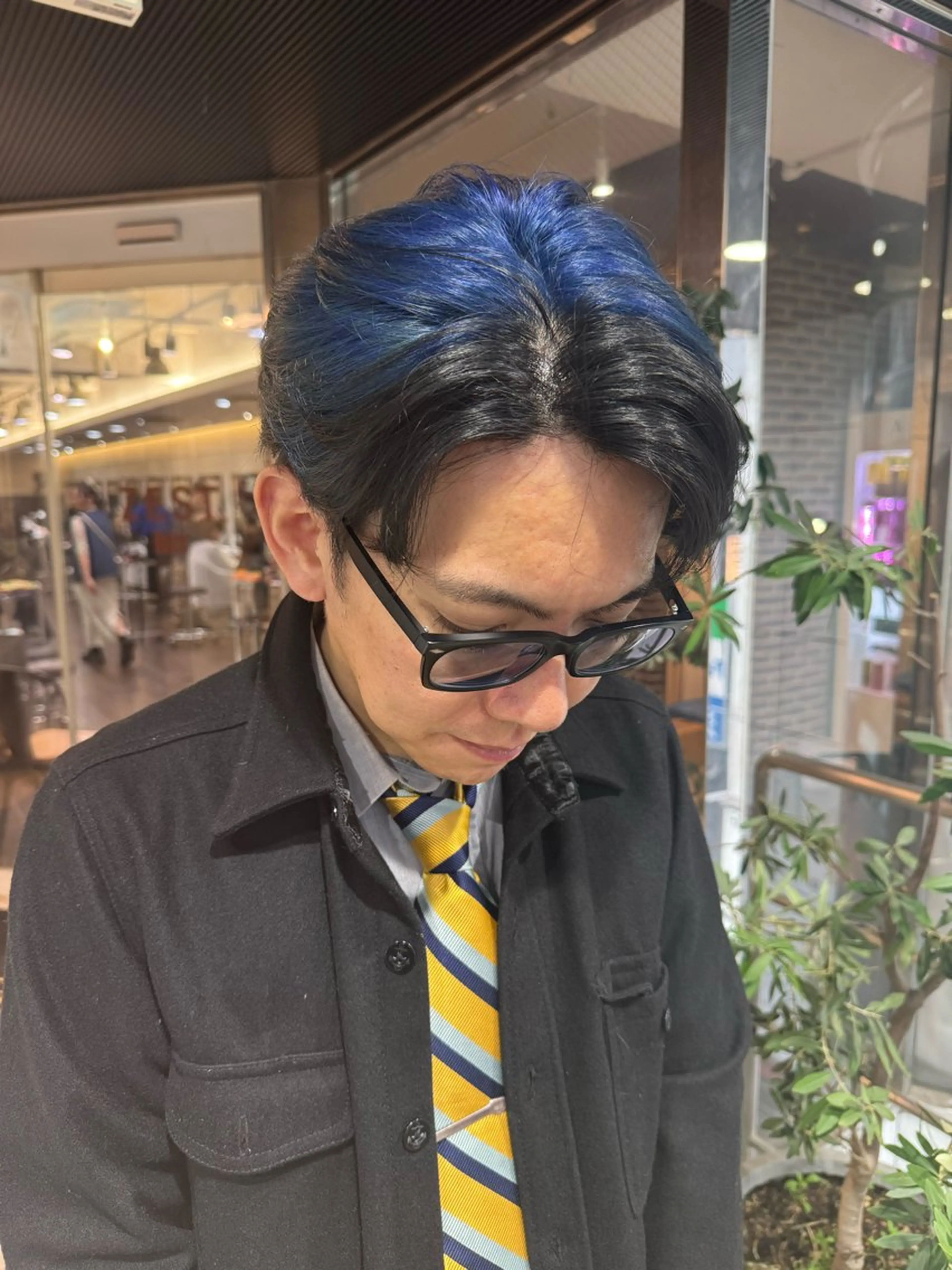 カラー メンズ デザインカラー カット ヘアカラー トリートメント ヘアセット メンズ/派手 color☆NOKAのヘアスタイル