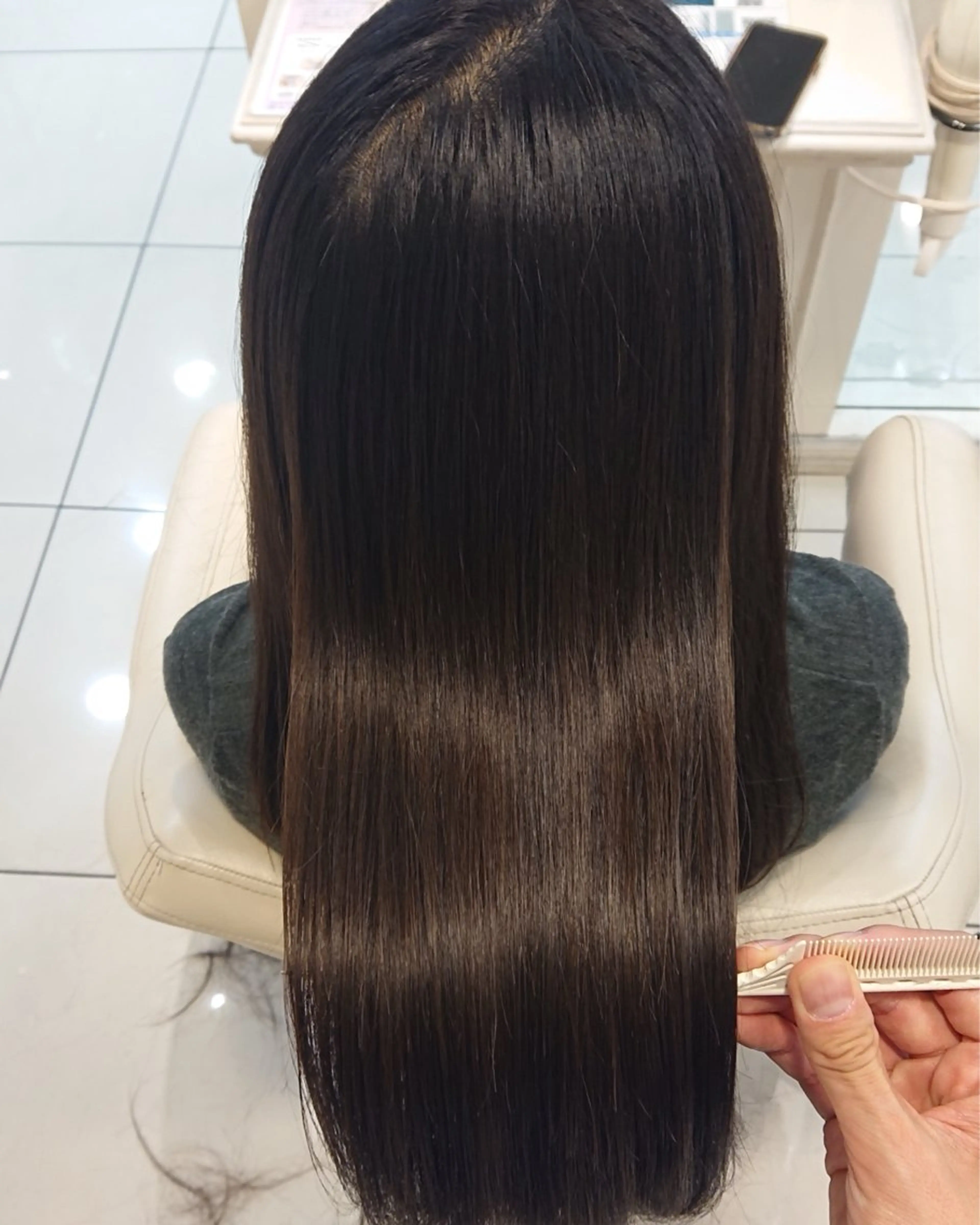 セミロング 縮毛矯正 カット 縮毛矯正 トリートメント 高橋 佑のヘアスタイル