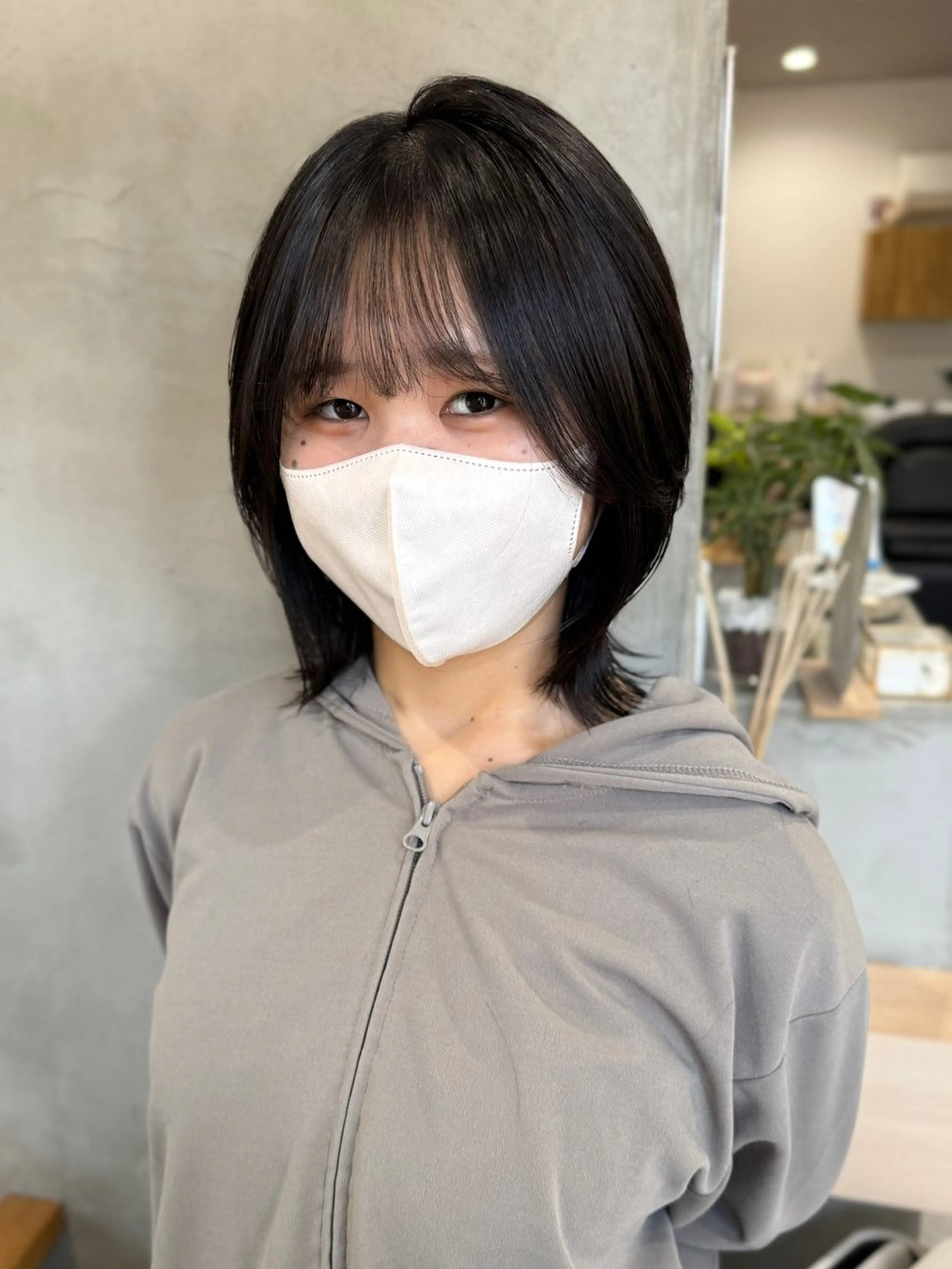 ミディアム ボブレイヤー ボブ レイヤーカット カット ヘアカラー 88 hair design所属・🫧ハルカ🫧 レイヤーカット/ボブのヘアスタイル