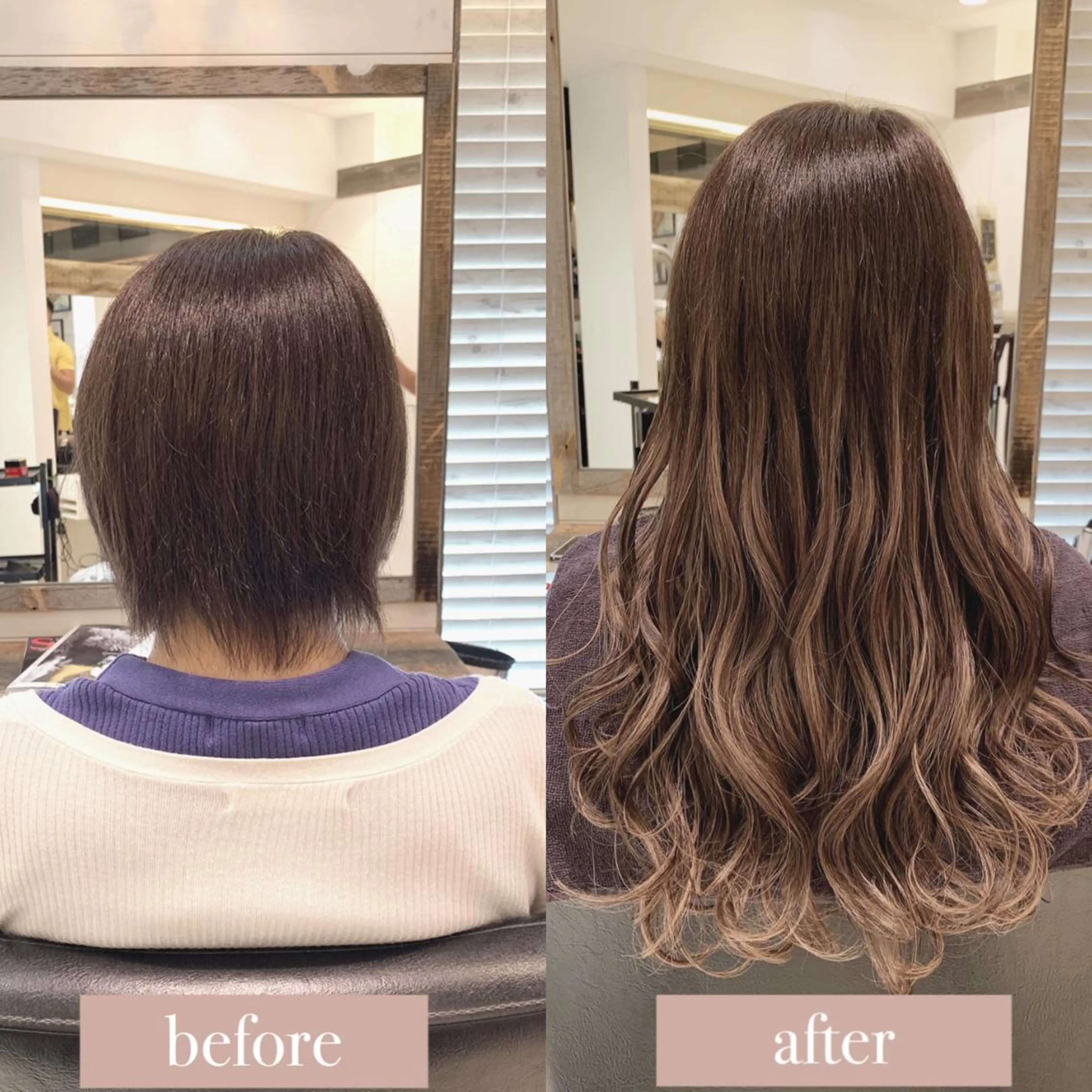 ロング カラー シールエクステ エクステ エクステ　ユノキ リョウタのヘアスタイル