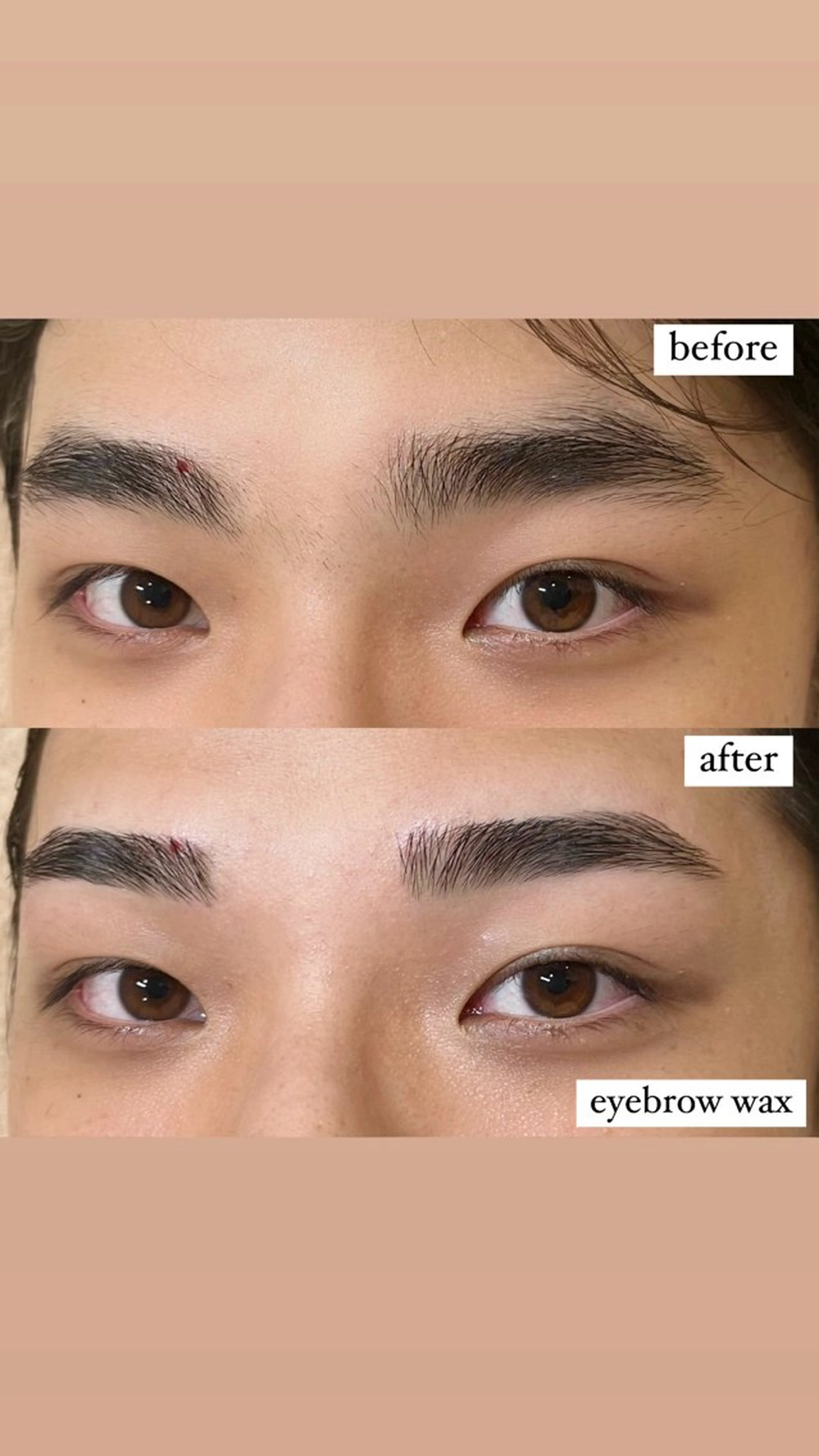 アイブロウ 眉カット 眉毛ワックス脱毛 長尾 桃果 🫧 eyelistのマツエク・マツパデザイン