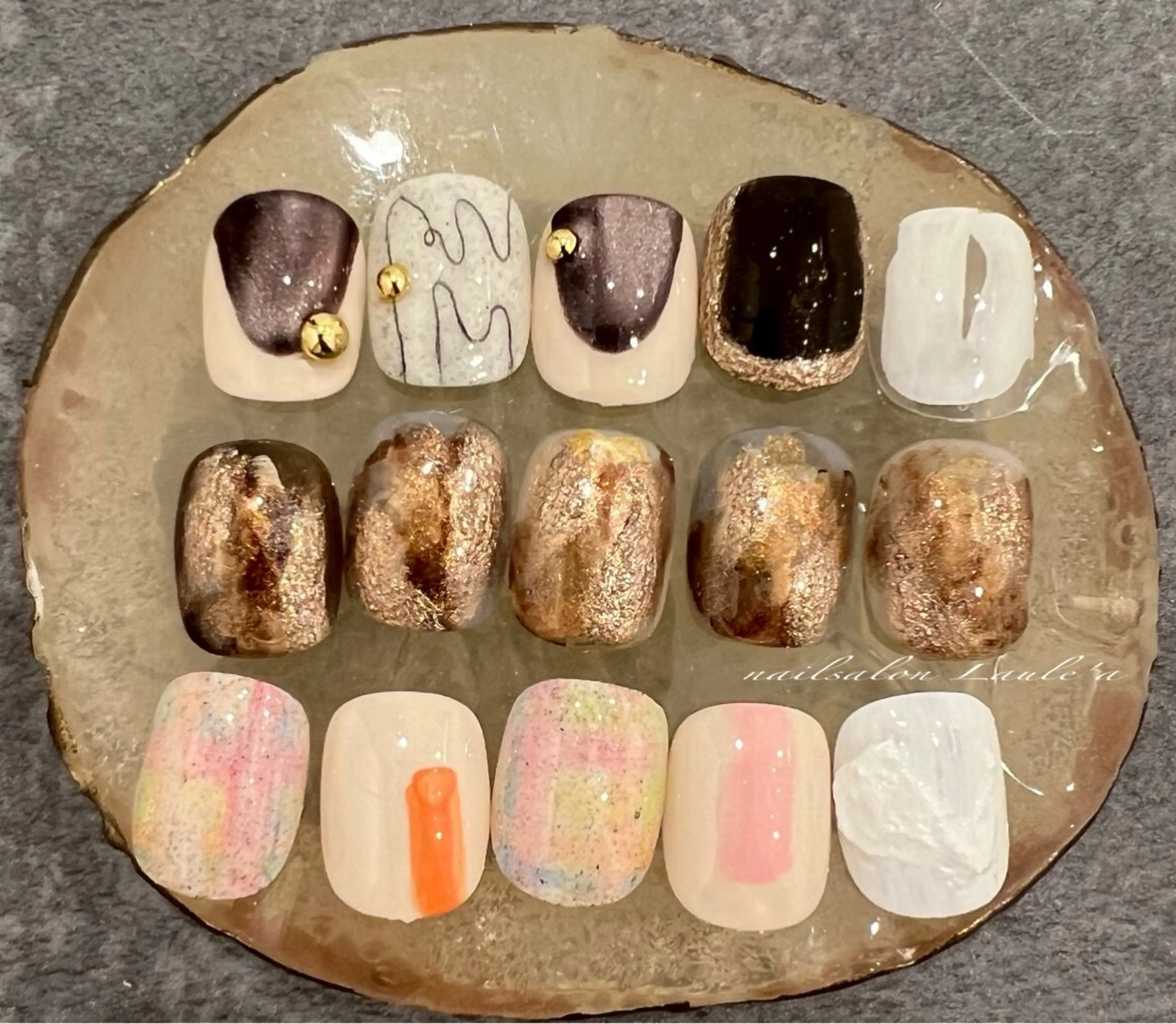 ネイル アートネイル フットネイル nailsalon Laule'aのネイルデザイン