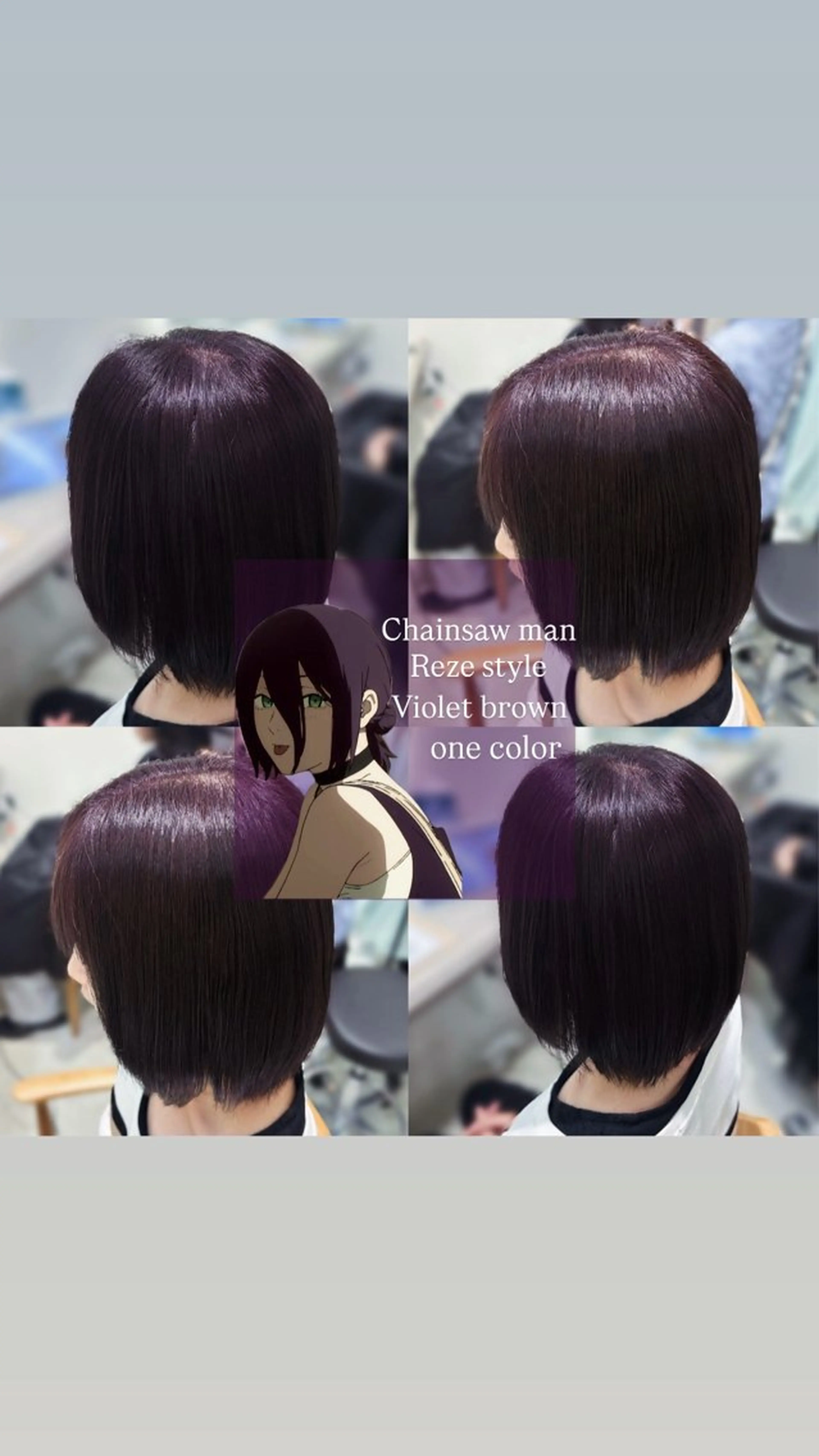 ショート カラー ブラウンカラー 透明感カラー バイオレットカラー バイオレットブラウン ヘアカラー トリートメント 伊藤粹 /浦和/艶感カラーのヘアスタイル