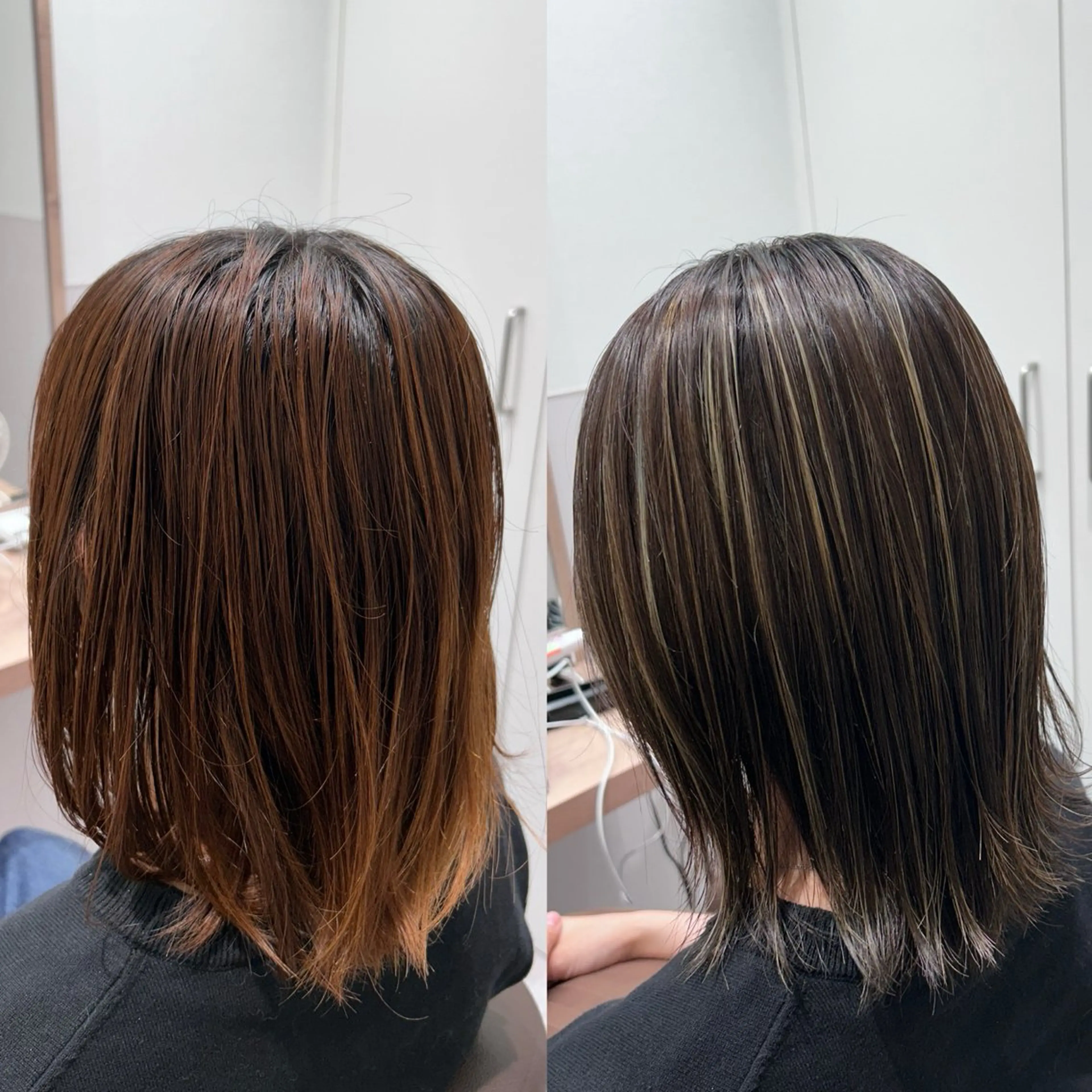 ショート ハイライト ヘアカラー トリートメント SALOWIN 神戸三宮店所属・【三宮/ブリーチ なしカラー】高田祐也のヘアスタイル