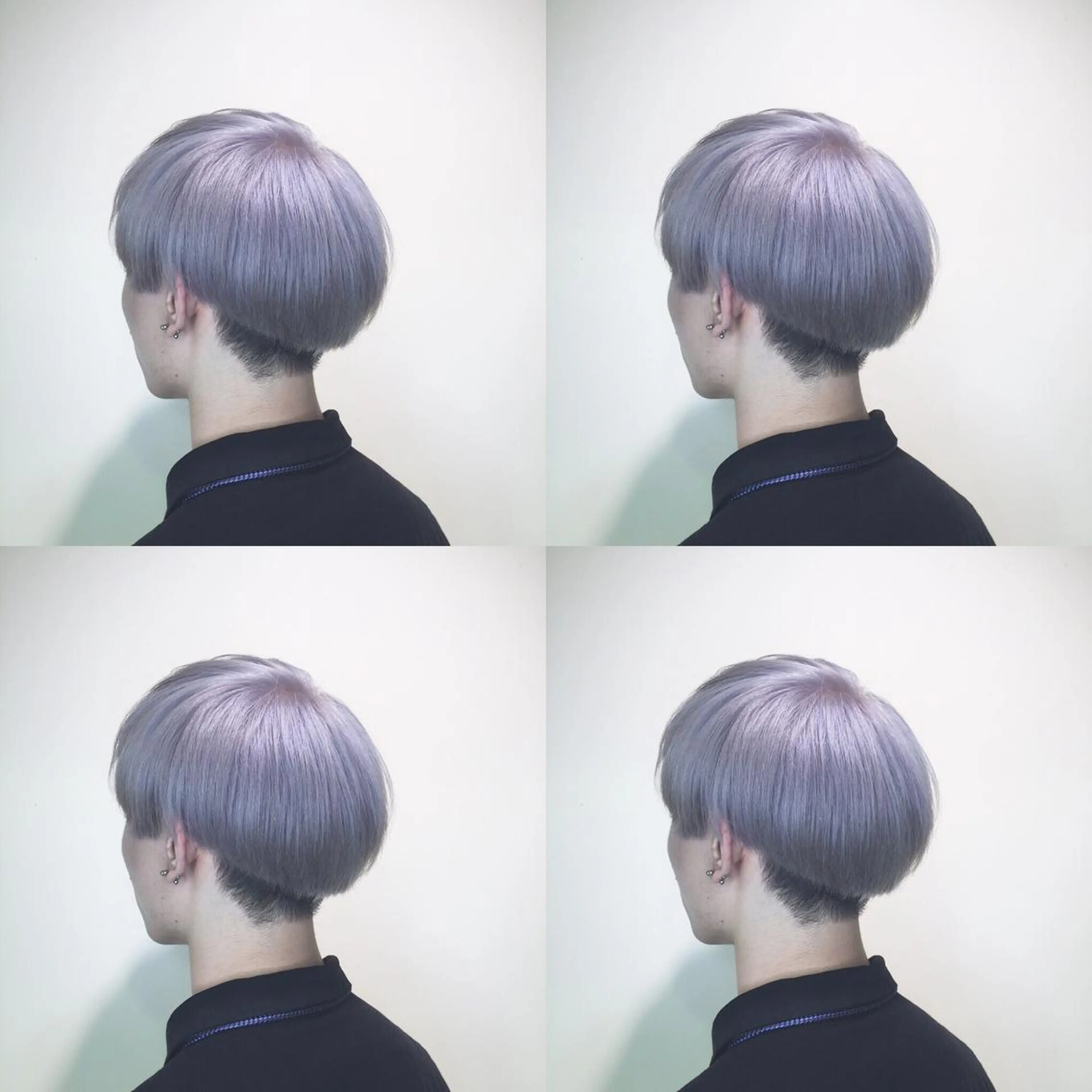 カラー メンズ ラベンダーカラー ラベンダーグレー 🌻Insta指名 NO.1🌻Shoのヘアスタイル