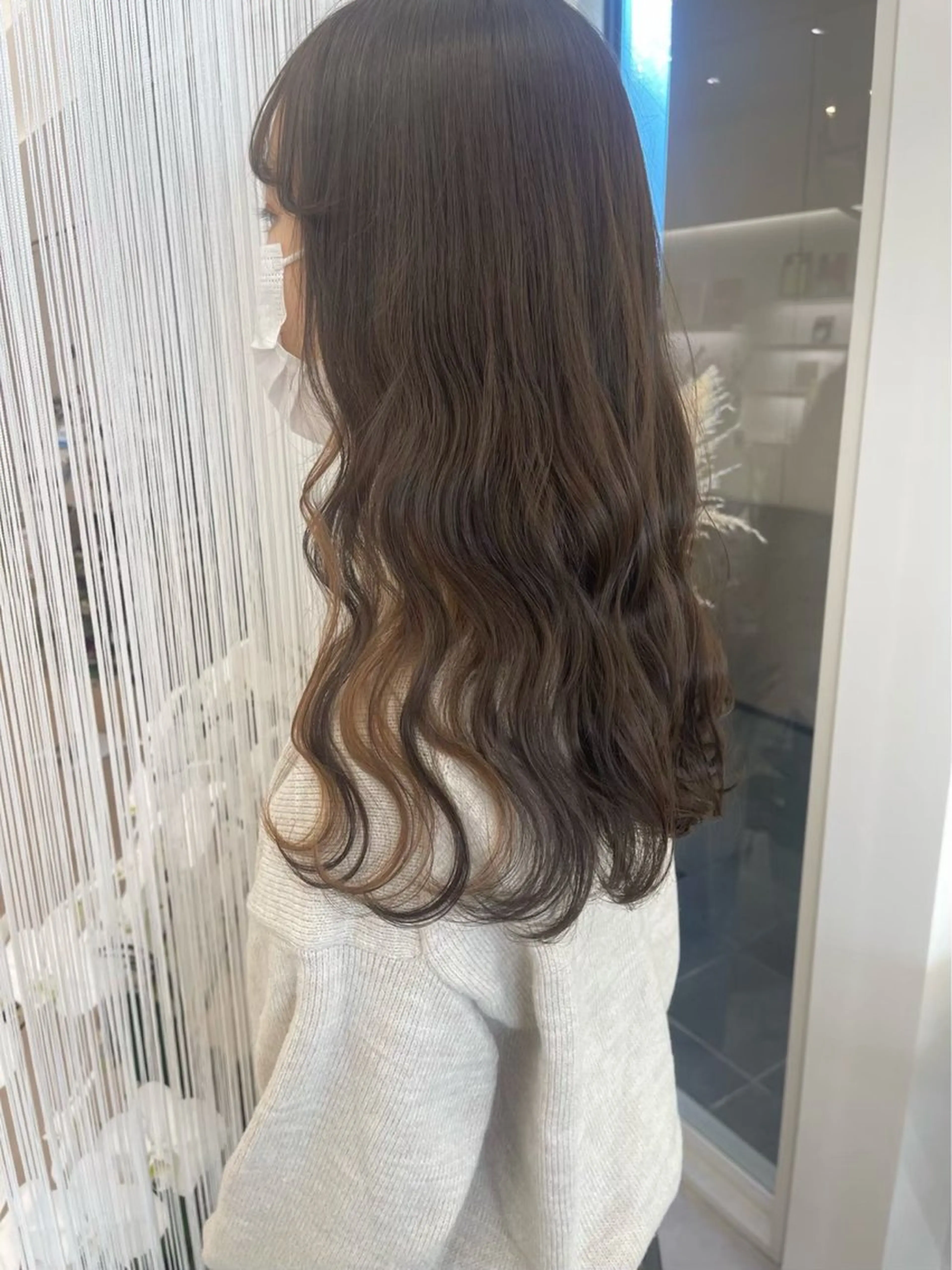 セミロング カラー ヘアカラー トリートメント ParveMix ♡白神みやびのヘアスタイル