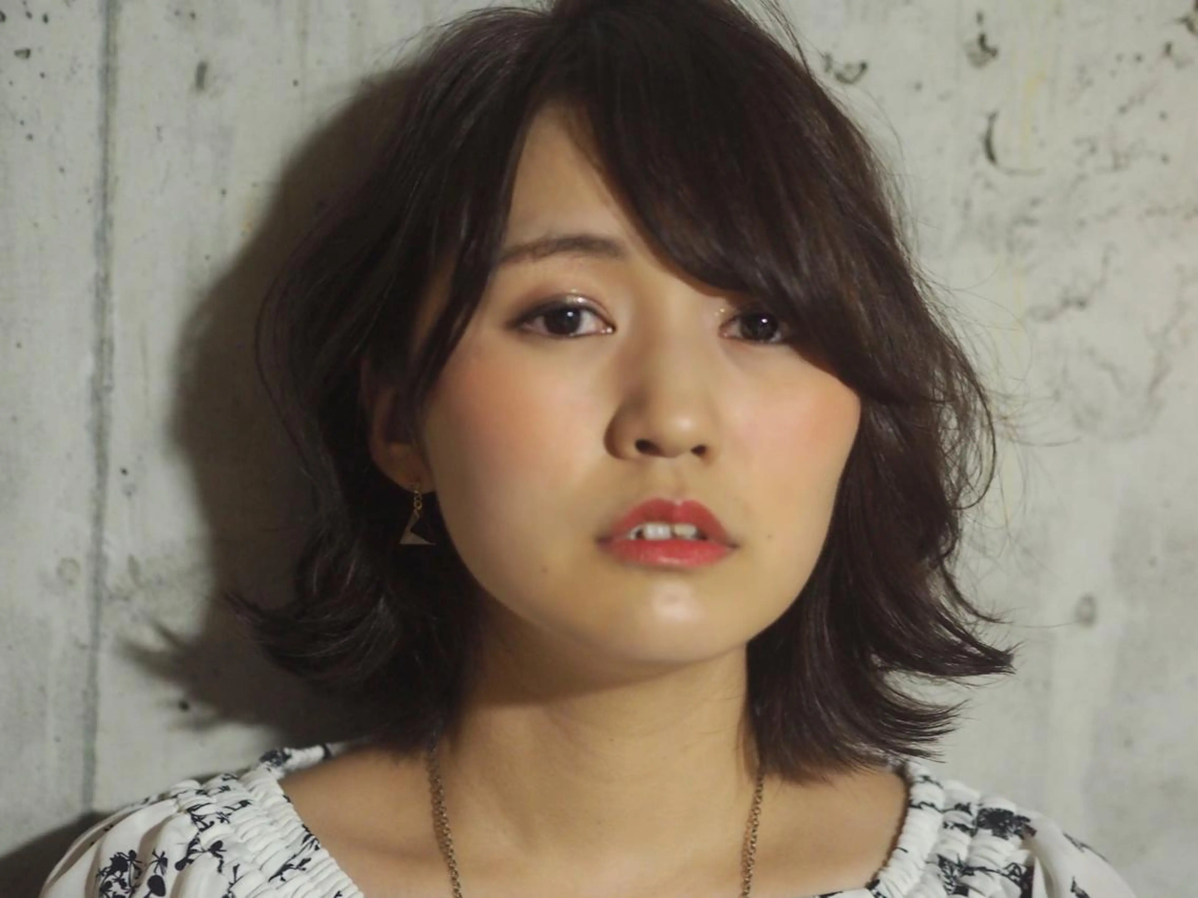 ミディアム パーマ ヘアアレンジ ボブ 外ハネヘア GLOSSY所属・坂本 直樹のヘアスタイル