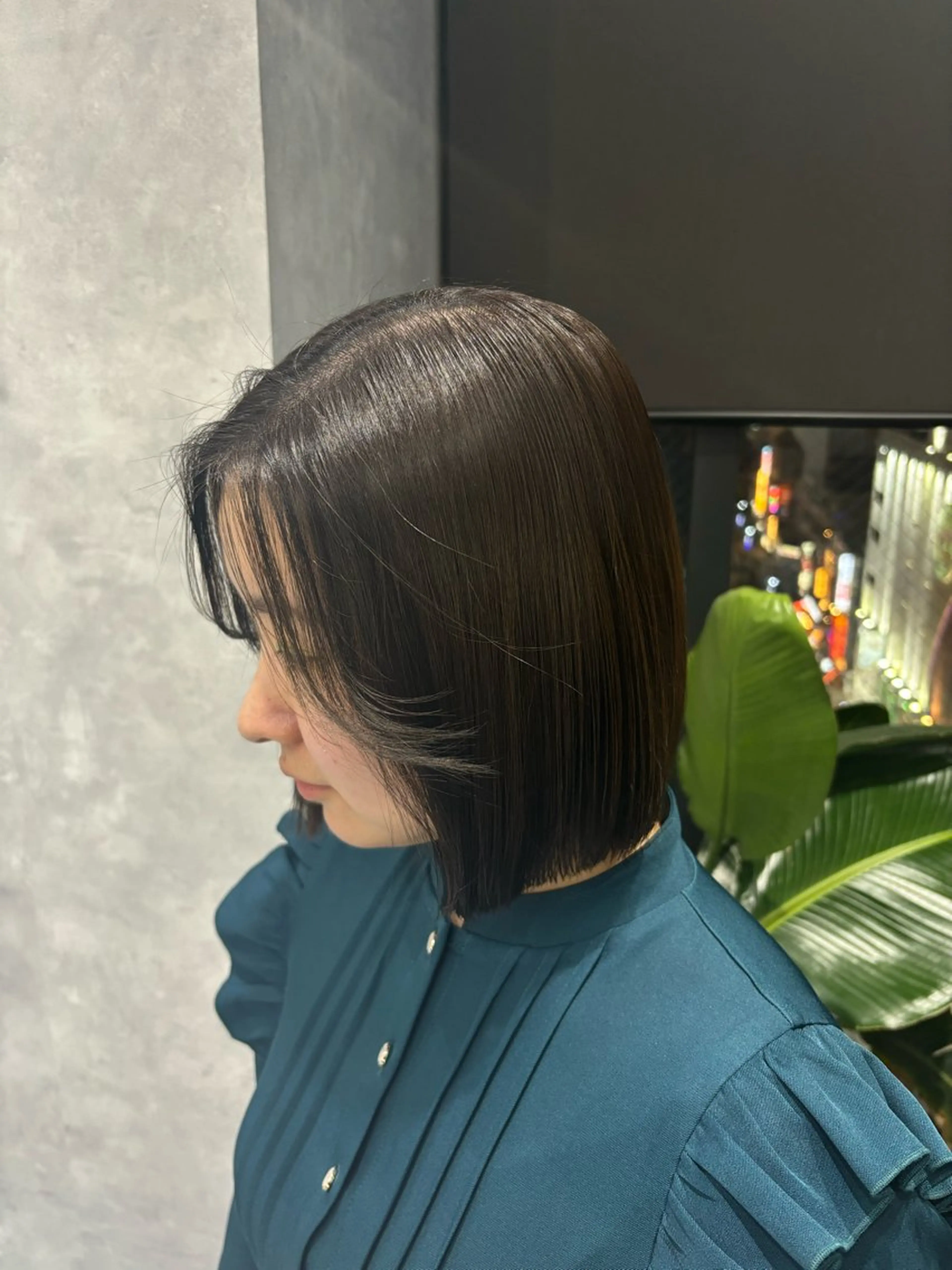 ミディアム カット 山田 瑛司のヘアスタイル