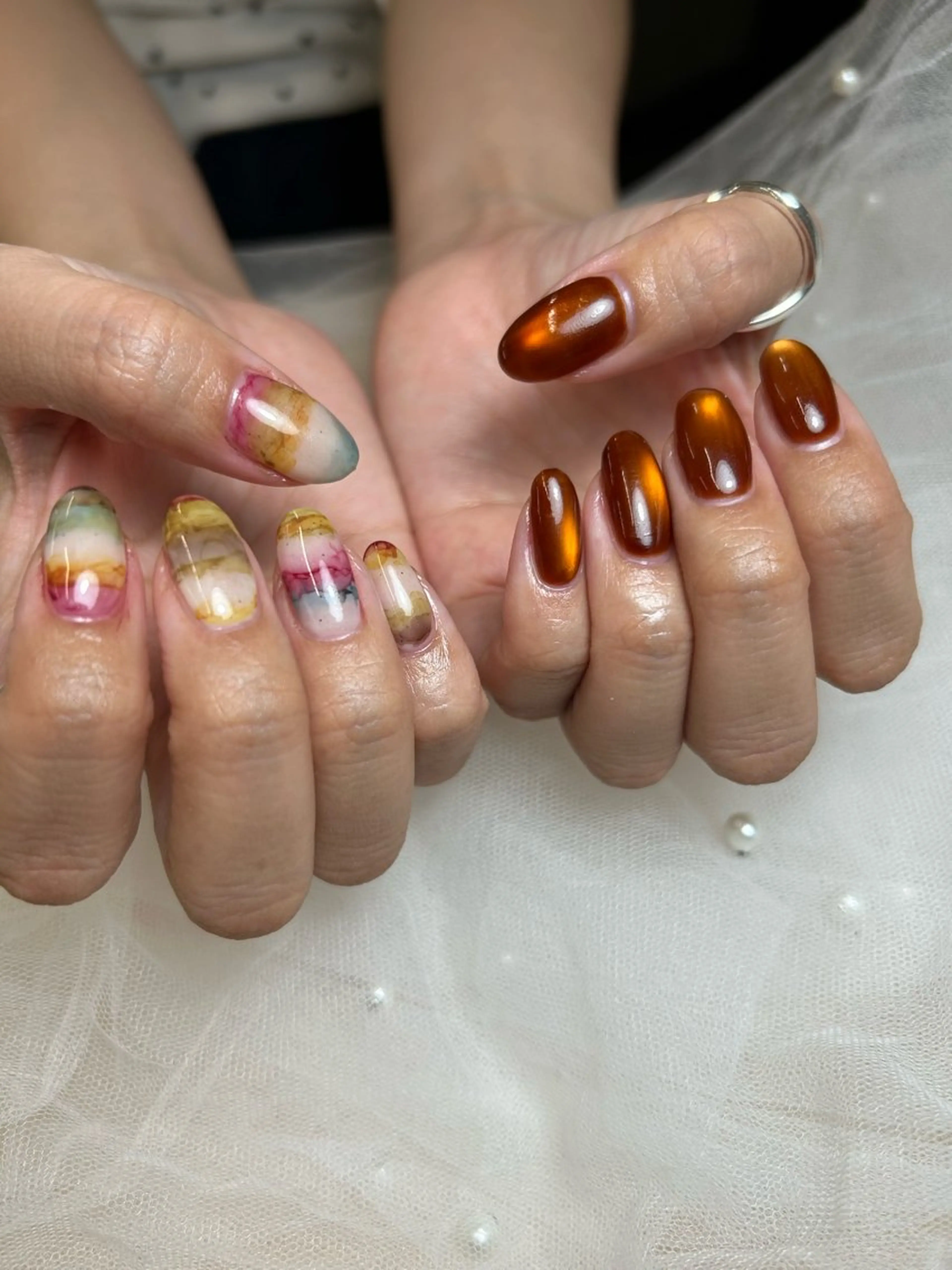 ネイル takara nail所属・takara射水高岡 マグネット韓国ポップのネイルデザイン