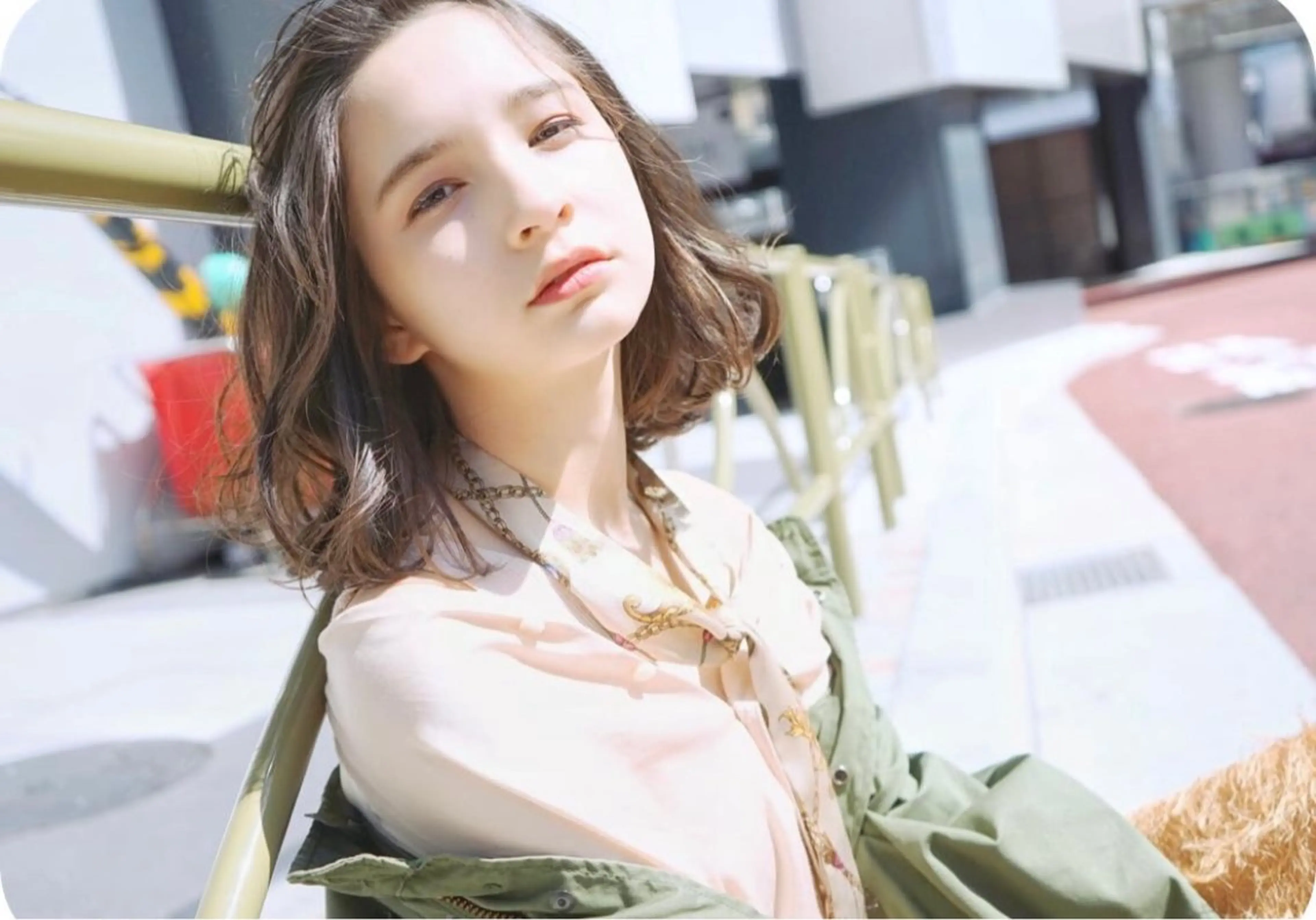 ミディアム カラー ヘアカラー トリートメント 名古屋/髪質改善/ 透明感SHIZUKAのヘアスタイル