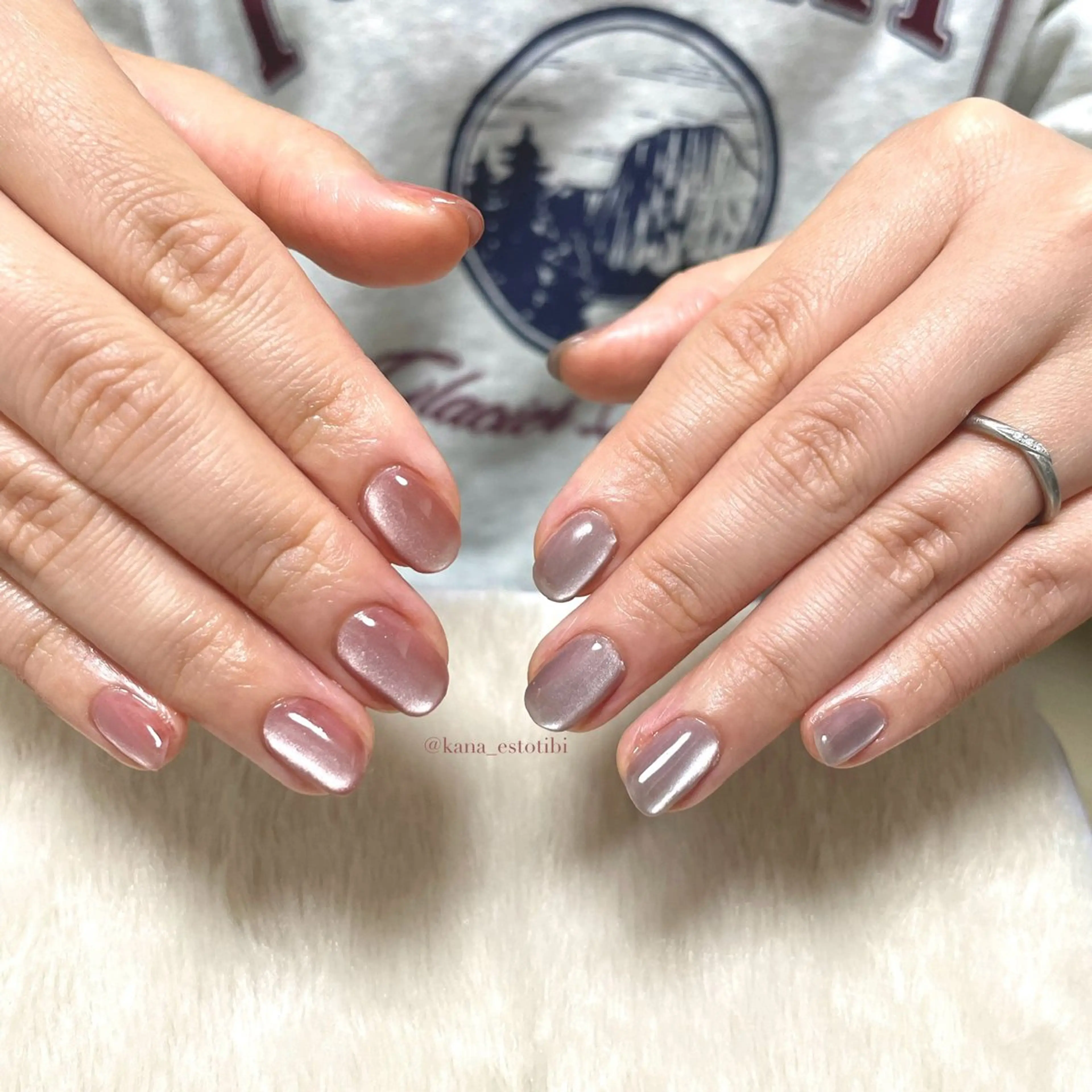 ネイル オフィスネイル ハンドネイル CHELIENN（estotibi）所属・kana estotibiのネイルデザイン